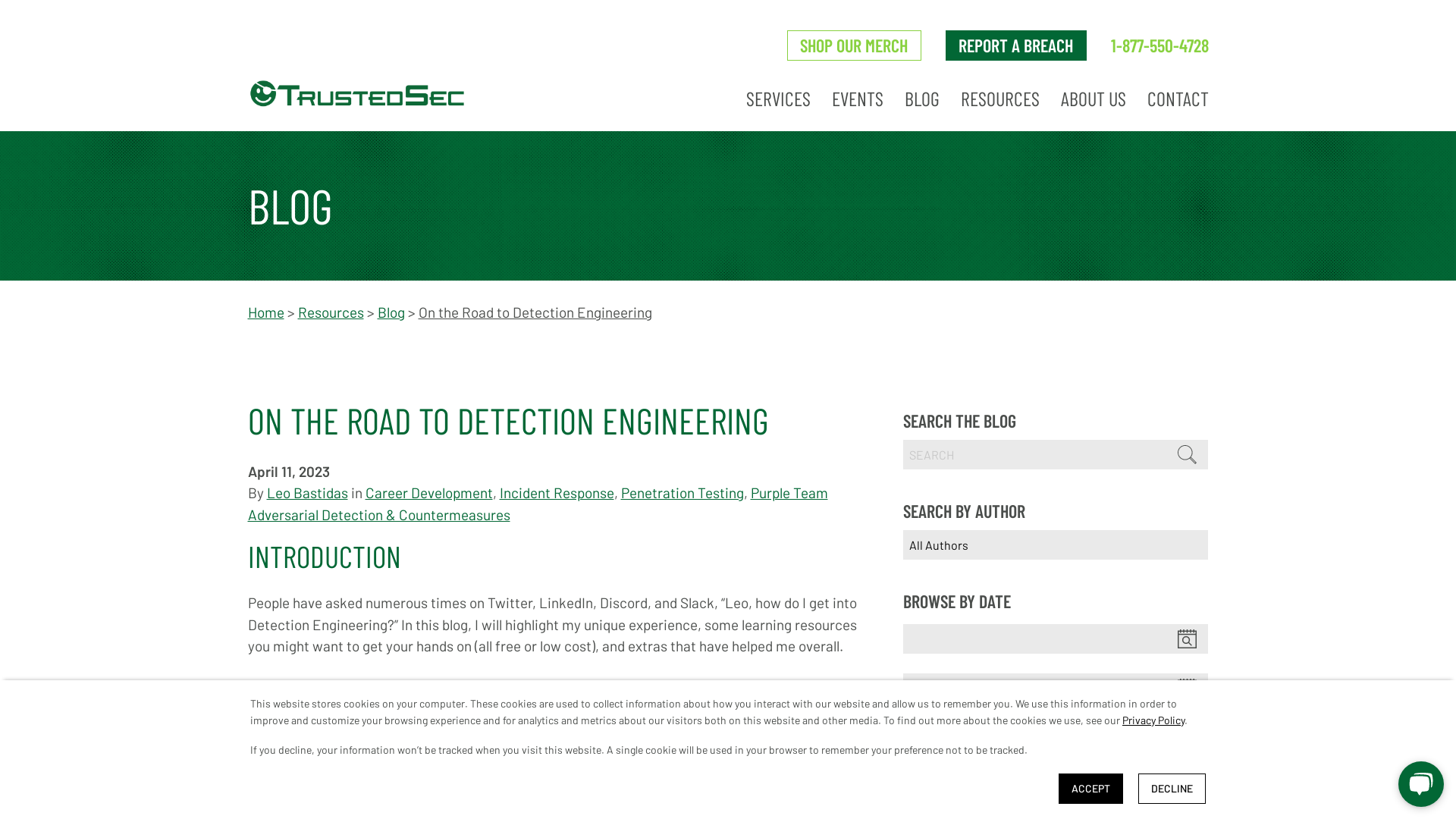 On the Road to Detection Engineering - TrustedSec