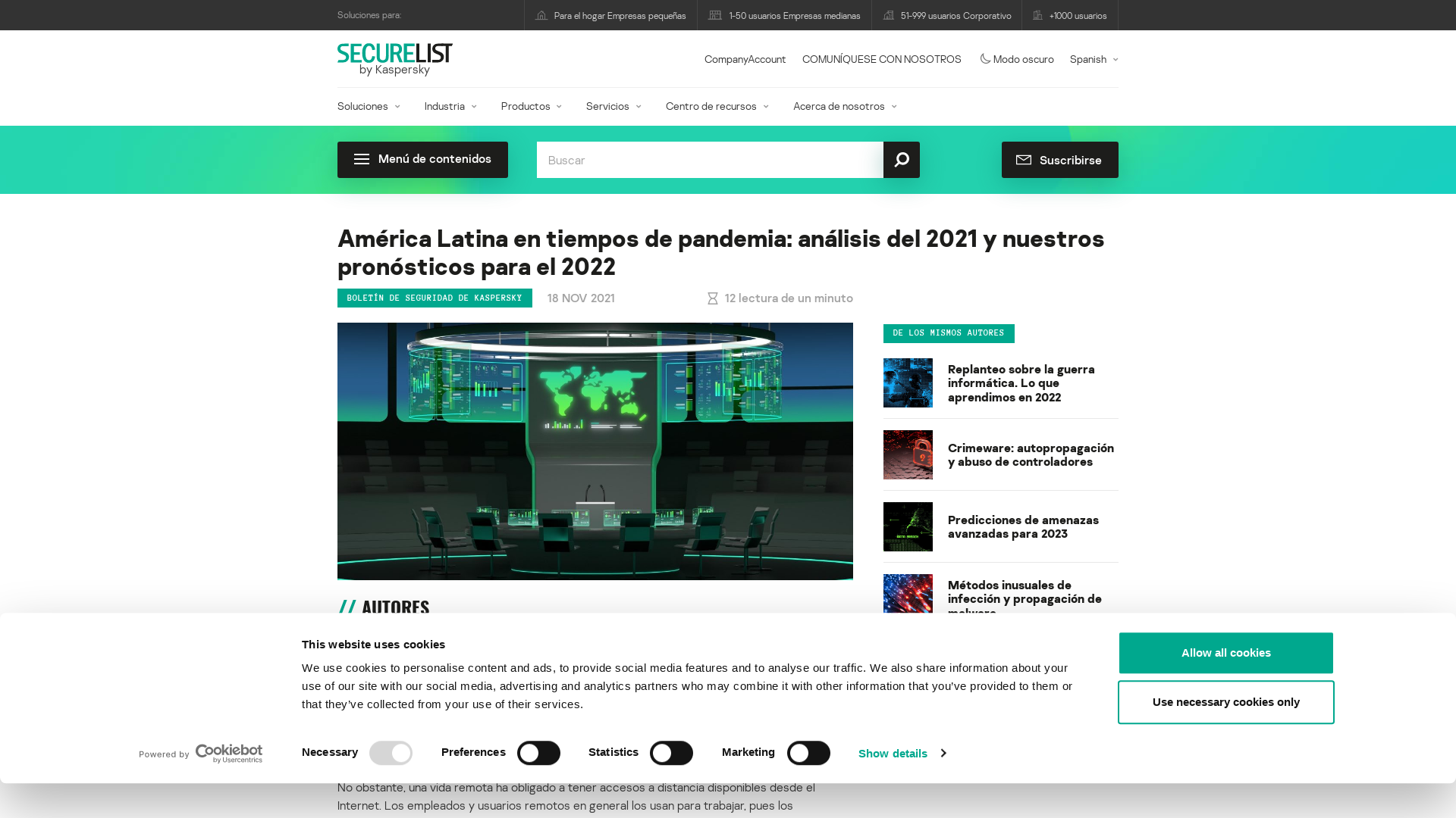 América Latina en tiempos de pandemia: análisis del 2021 y nuestros pronósticos para el 2022 | Securelist