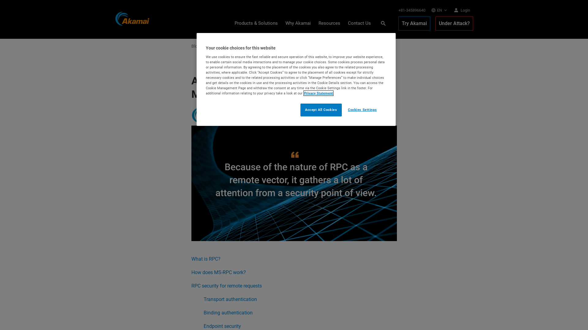 An Overview of MS-RPC and Its Security Mechanisms | Akamai