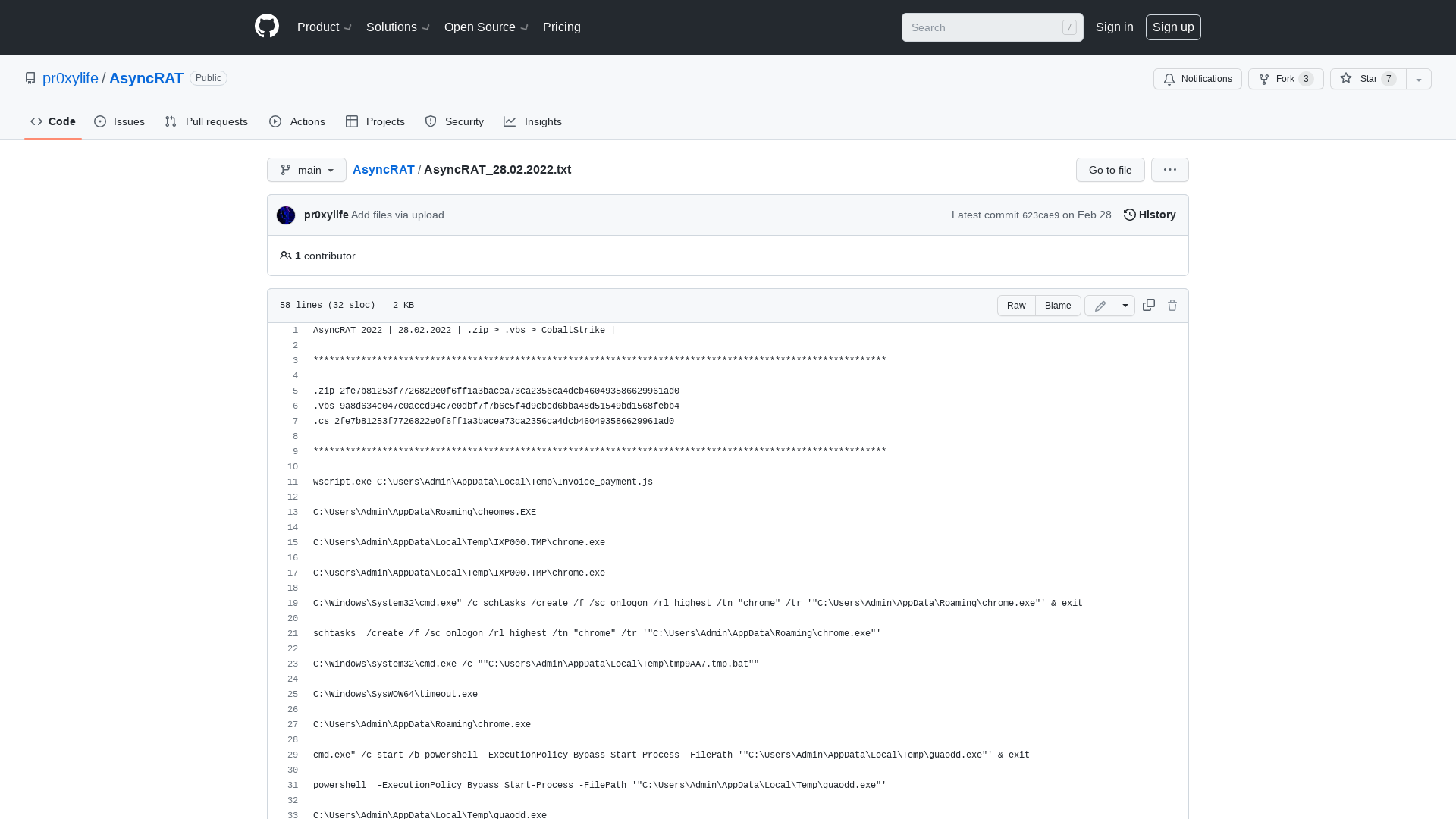 AsyncRAT/AsyncRAT_28.02.2022.txt at main · pr0xylife/AsyncRAT · GitHub