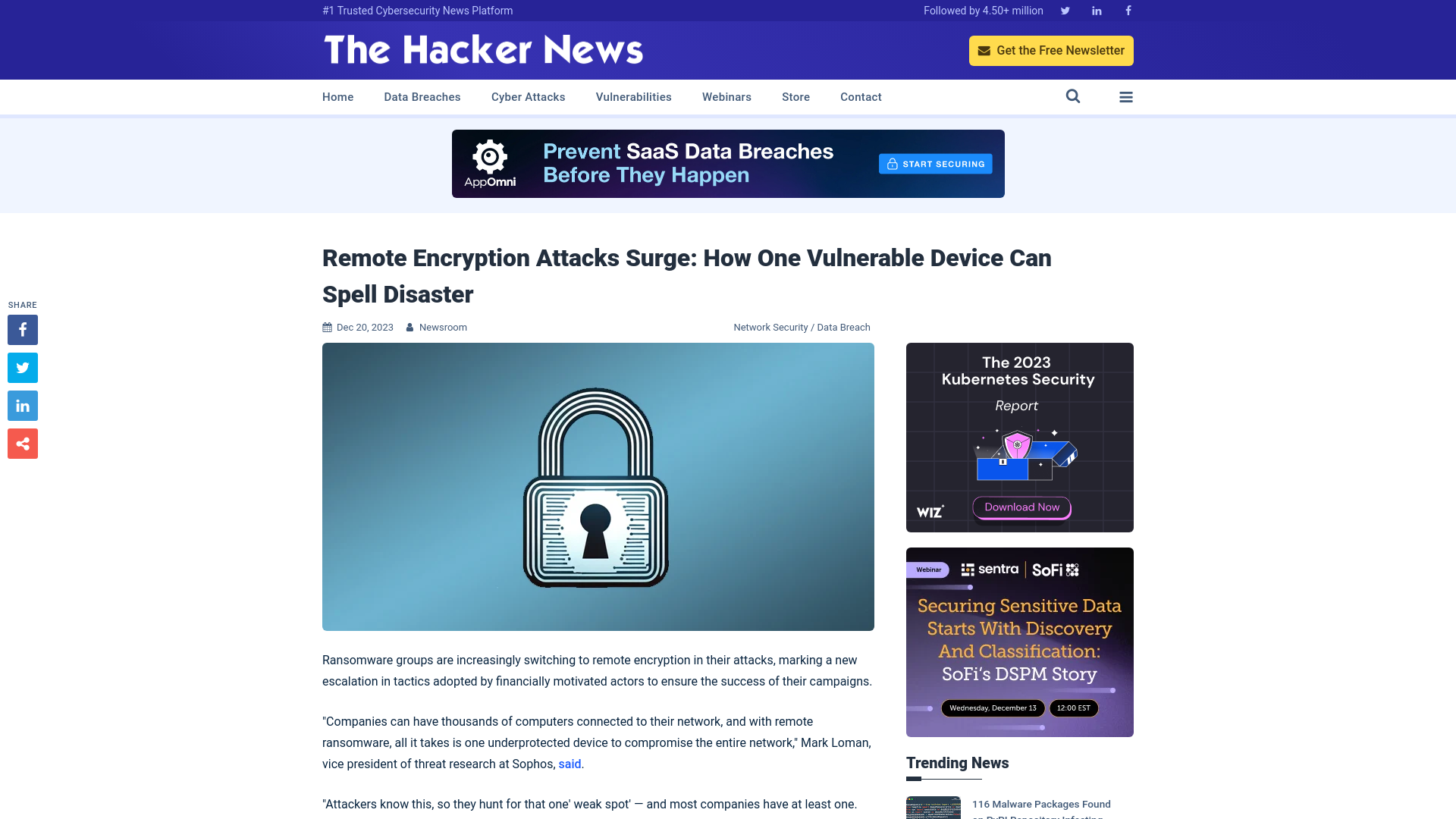 Remote Encryption Attacks Surge: How One Vulnerable Device Can Spell Disaster