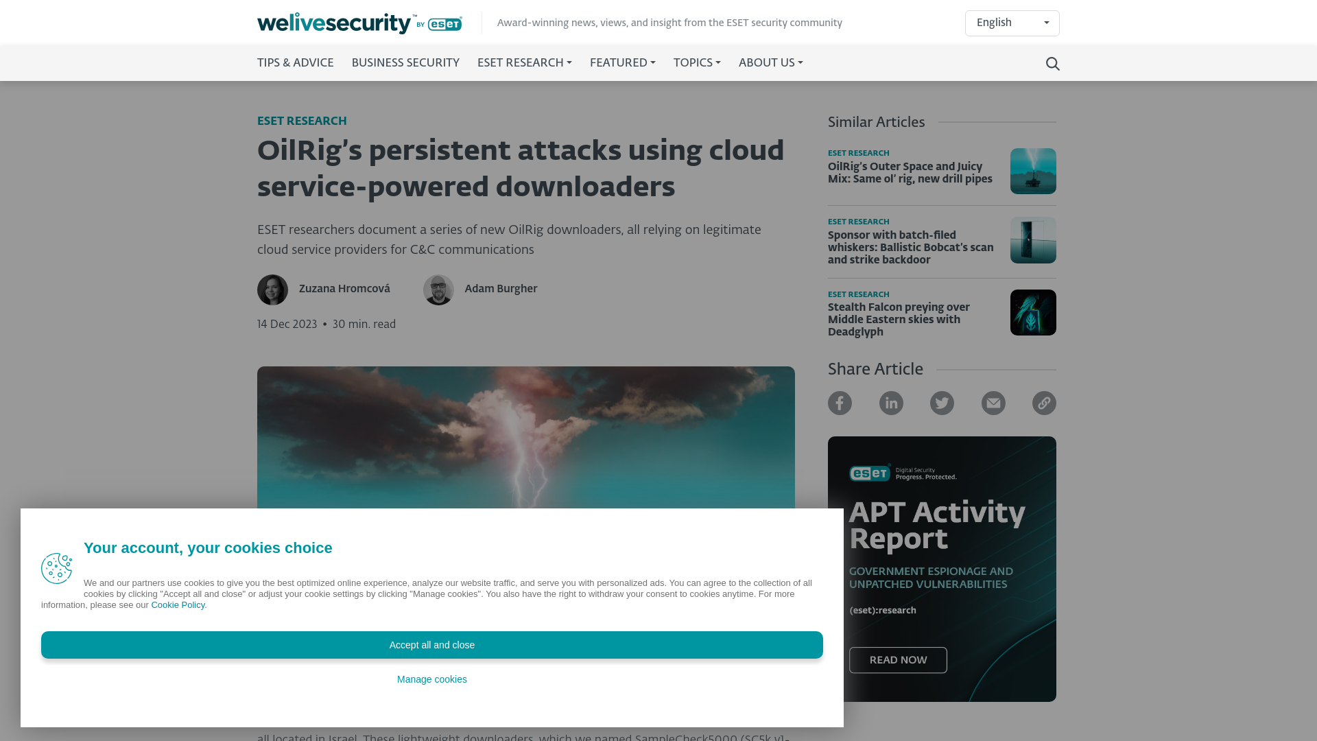 OilRig’s persistent attacks using cloud service-powered downloaders