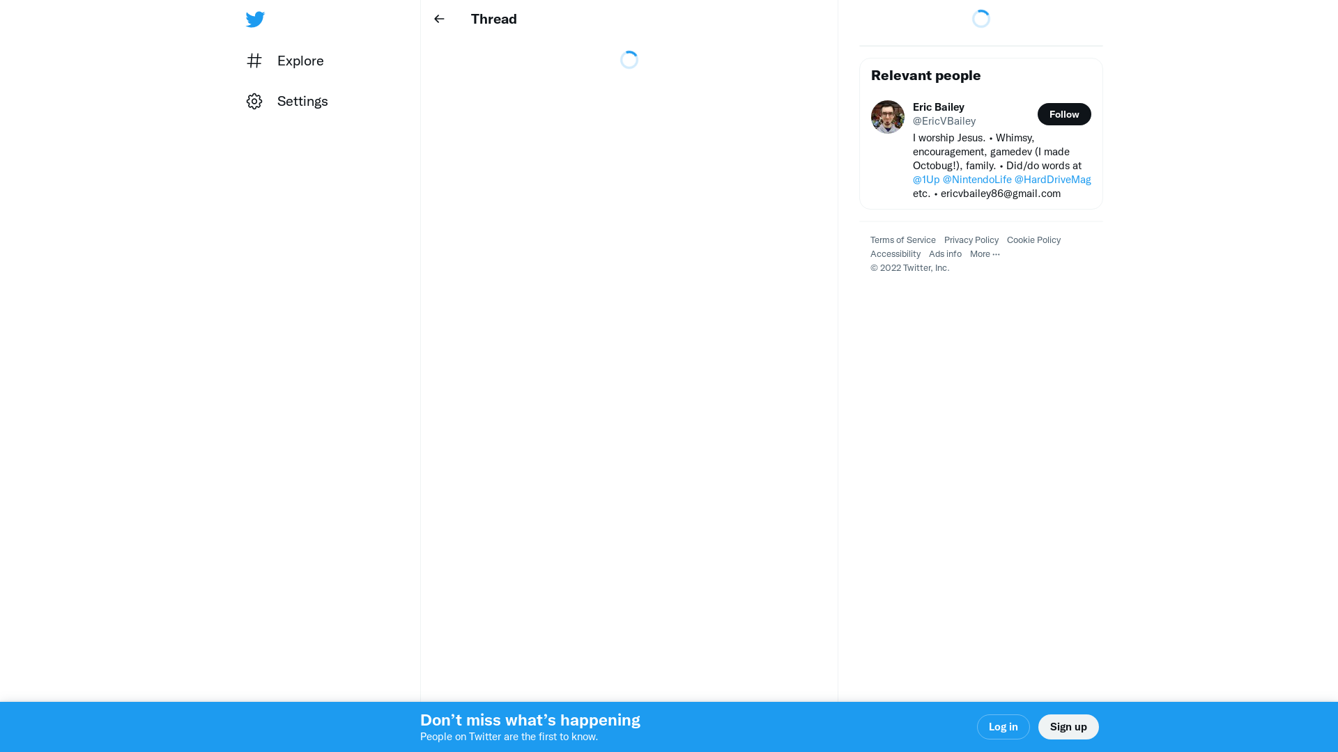 Eric Bailey on Twitter: "tell me a true, one-sentence story from your life that absolutely opens more questions than it answers and demands further context i'll start -- i once saw a kid have a (small) chunk of his leg torn off by a piece of playground equipment" / Twitter