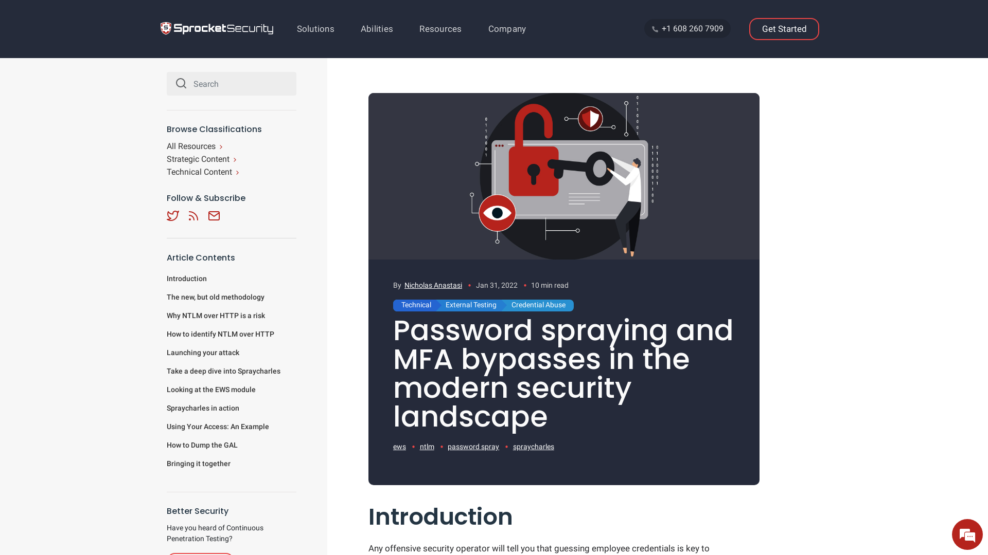 Password spraying and MFA bypasses in the modern security landscape | Sprocket Security