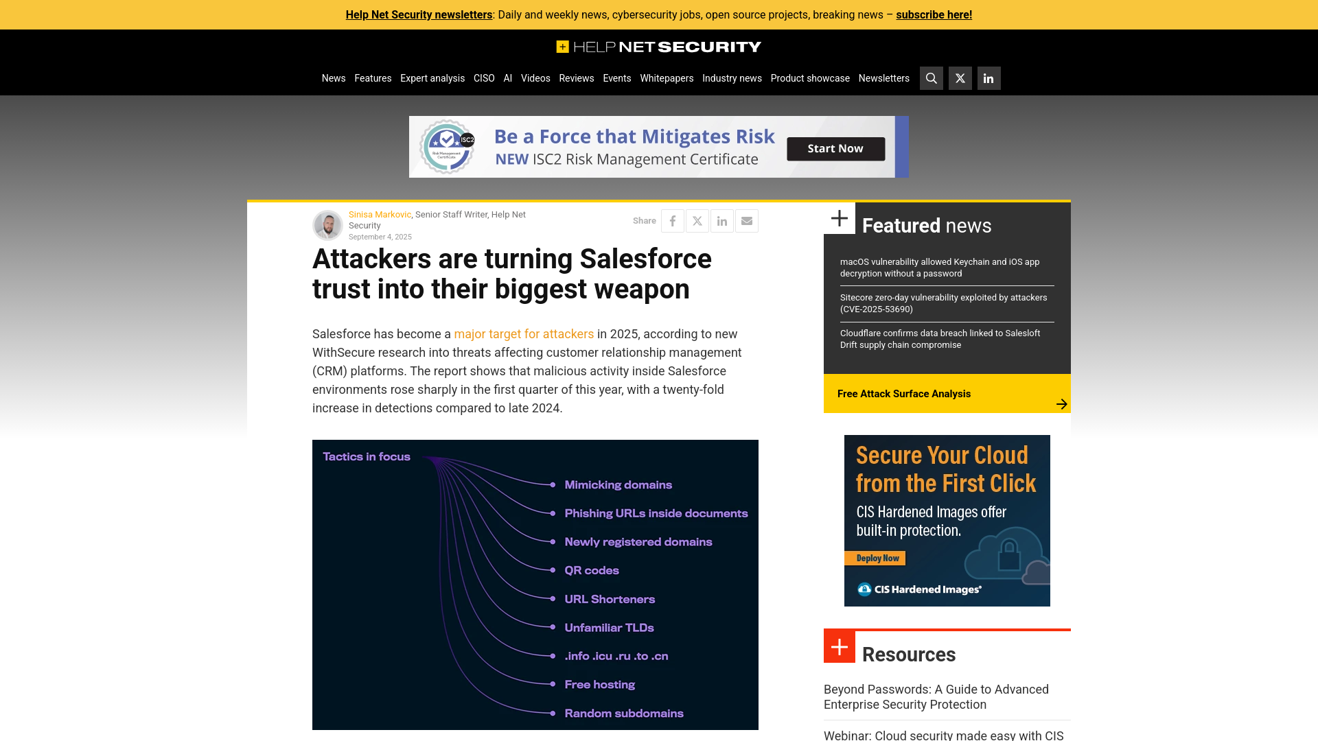 Attackers are turning Salesforce trust into their biggest weapon - Help Net Security