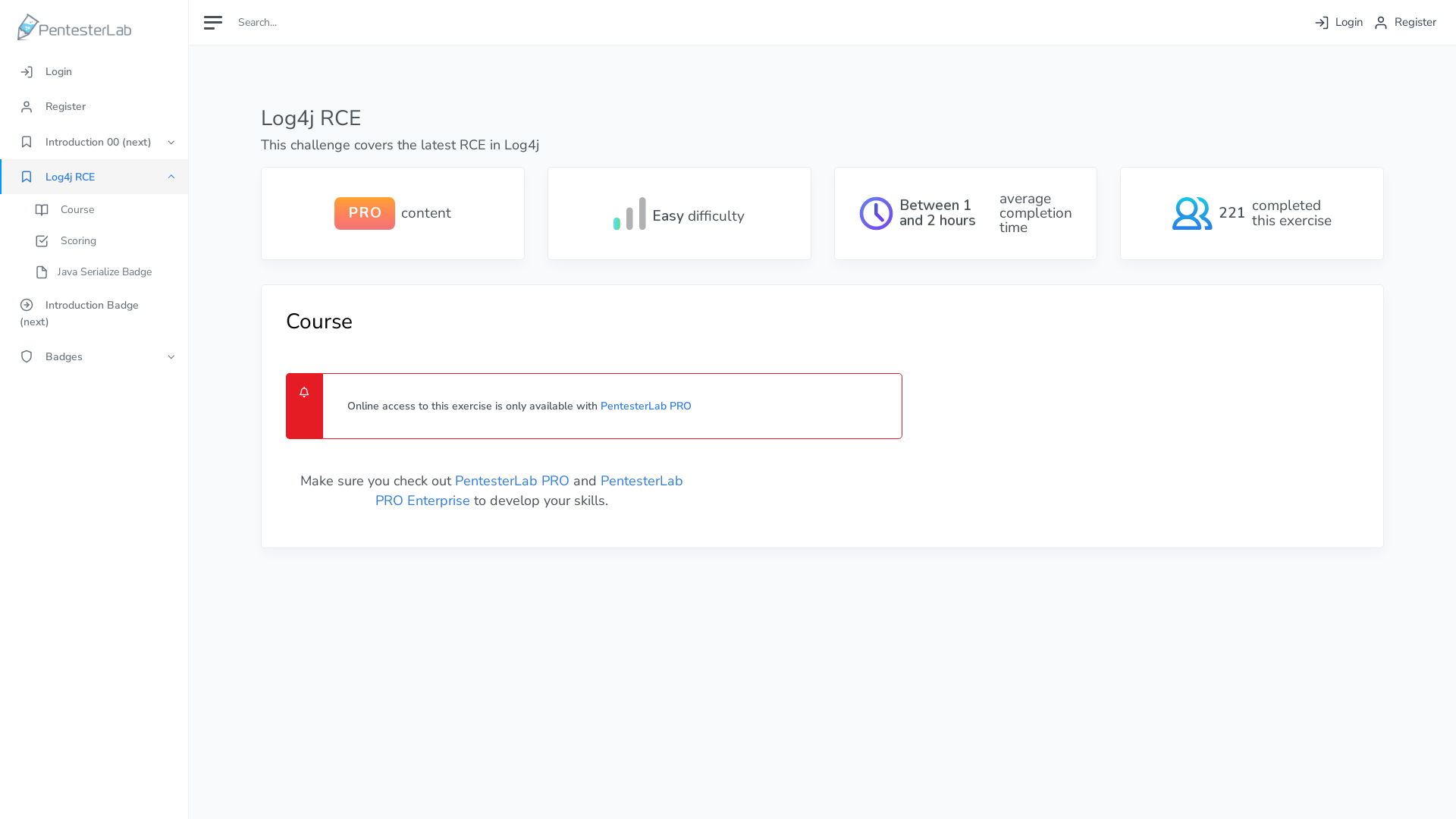 PentesterLab: Learn Web App Pentesting!