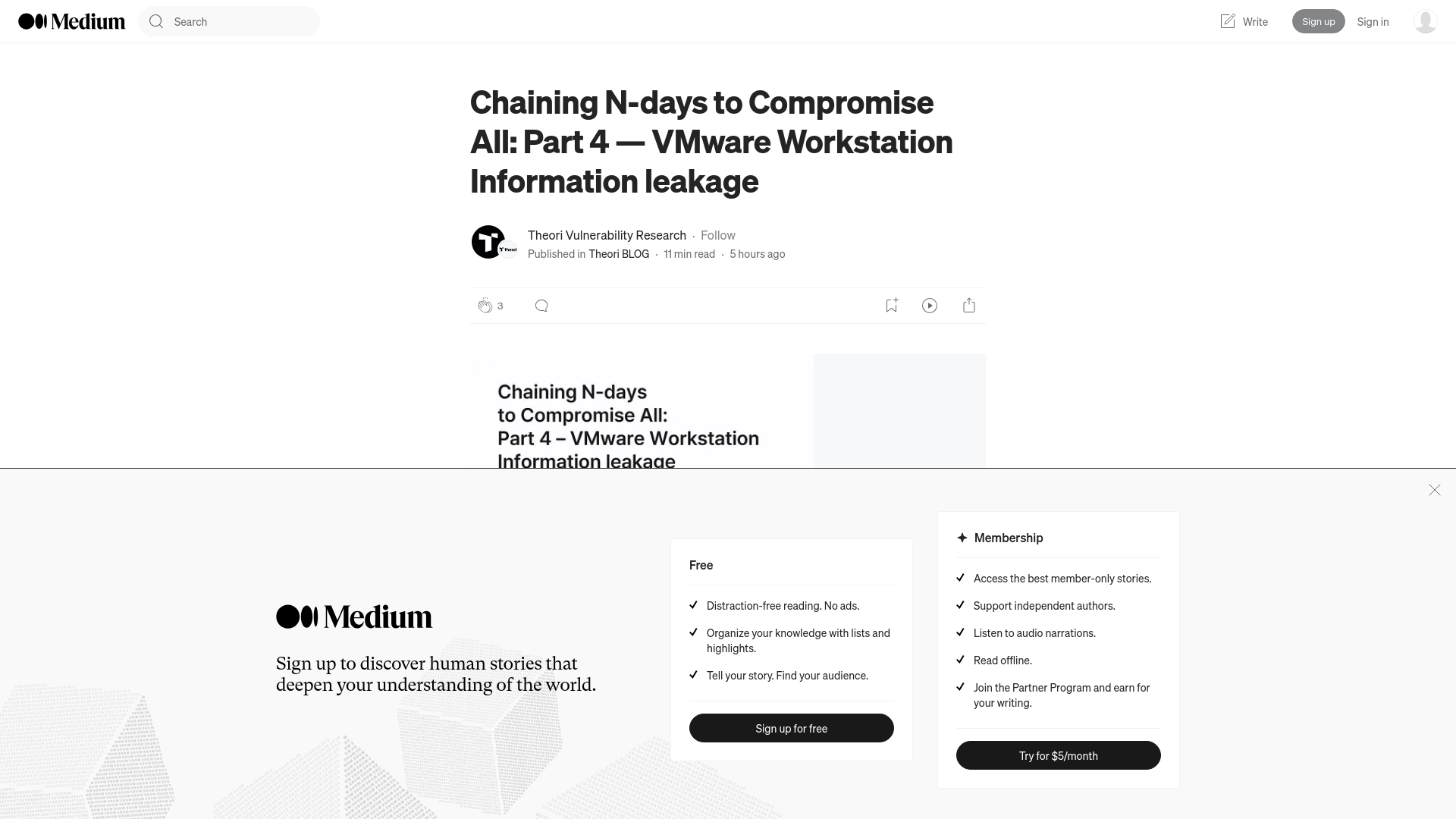 Chaining N-days to Compromise All: Part 4 — VMware Workstation Information leakage | by Theori Vulnerability Research | Apr, 2024 | Theori BLOG