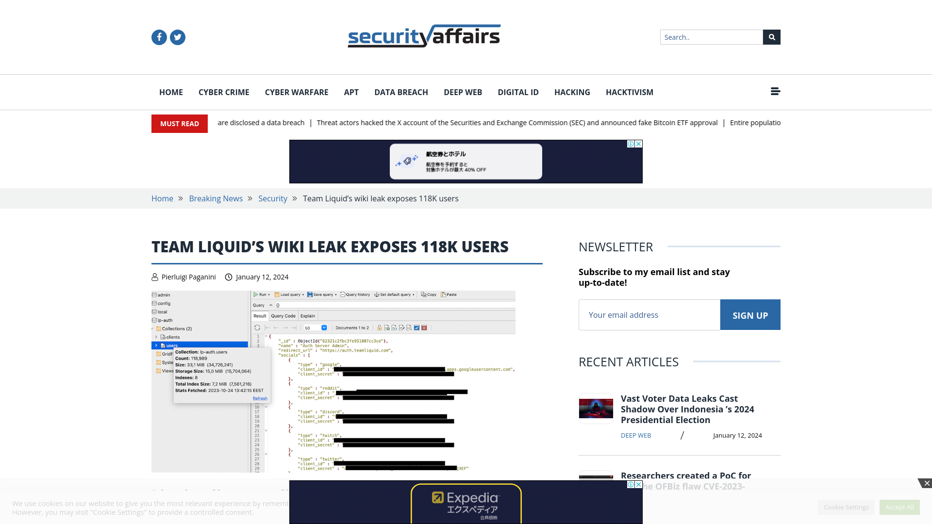 Team Liquid ’s wiki leak exposes 118K users