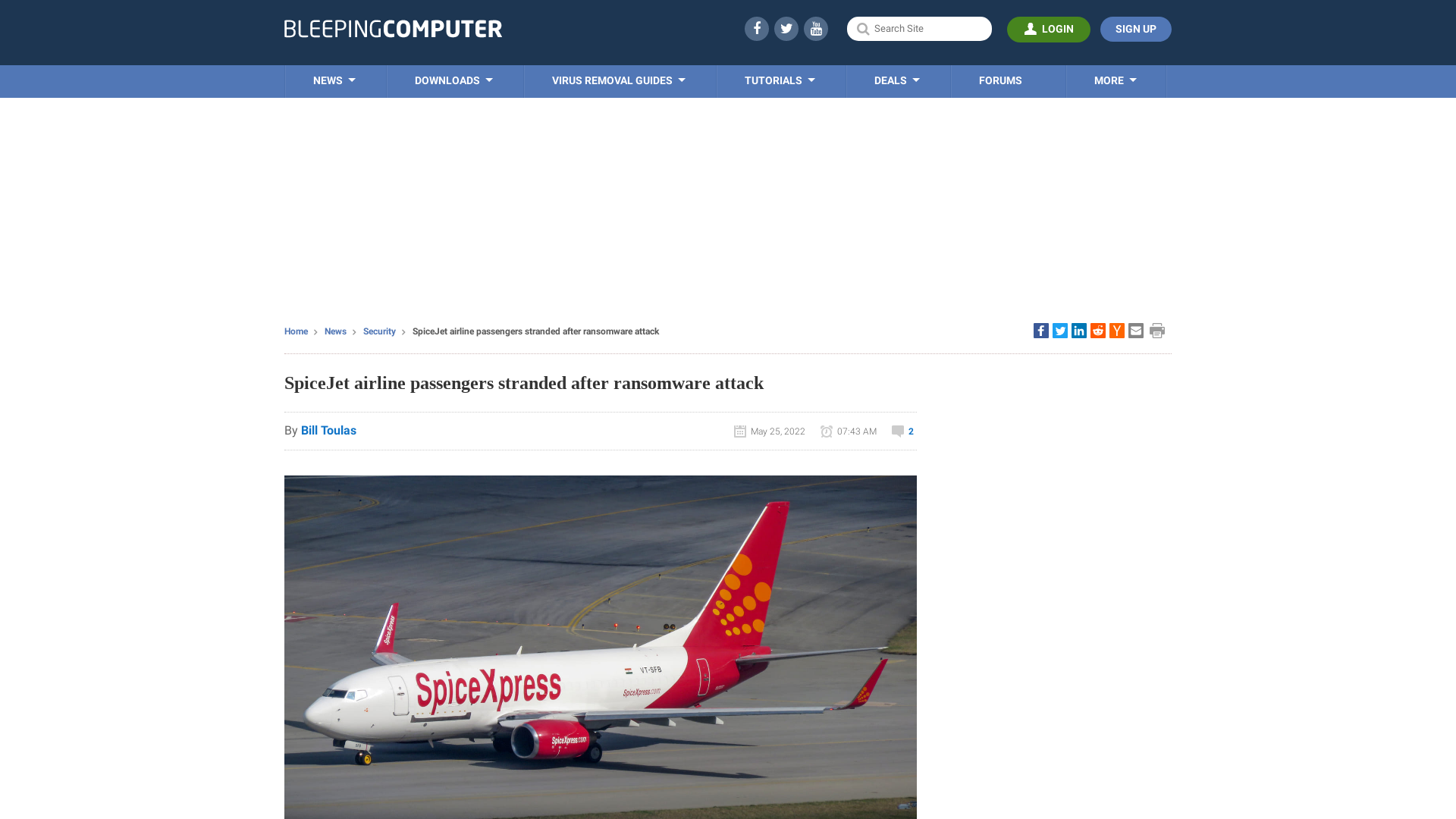 SpiceJet airline passengers stranded after ransomware attack