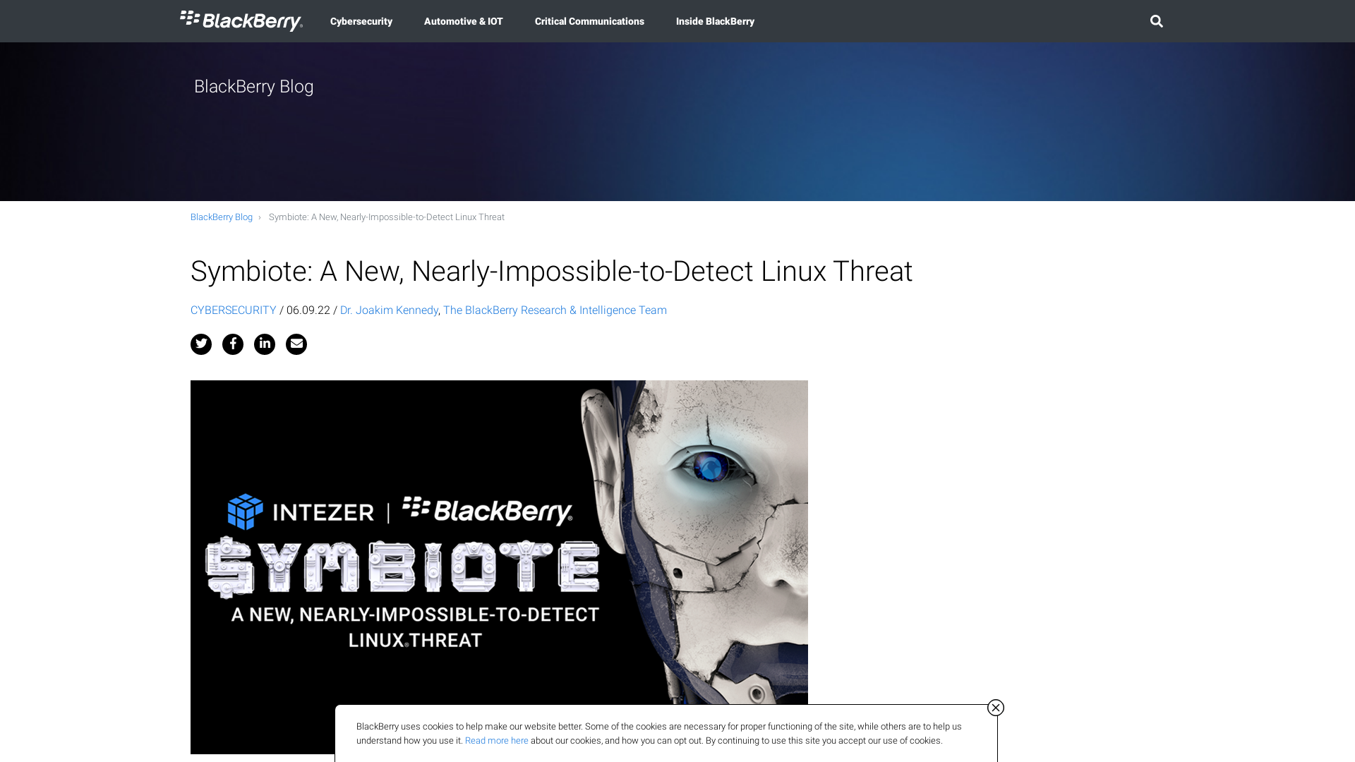 Symbiote: A New, Nearly-Impossible-to-Detect Linux Threat