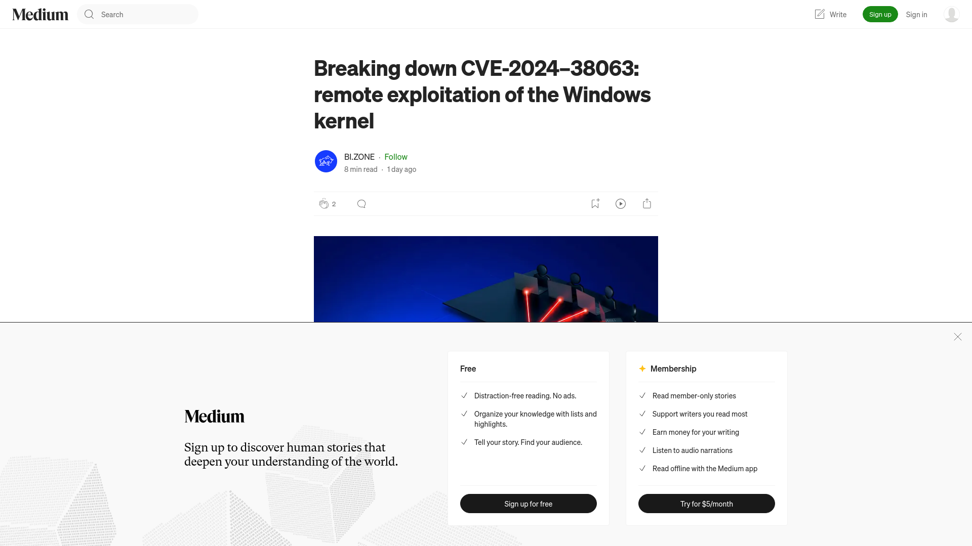 Breaking down CVE-2024–38063: remote exploitation of the Windows kernel | by BI.ZONE | Sep, 2024 | Medium