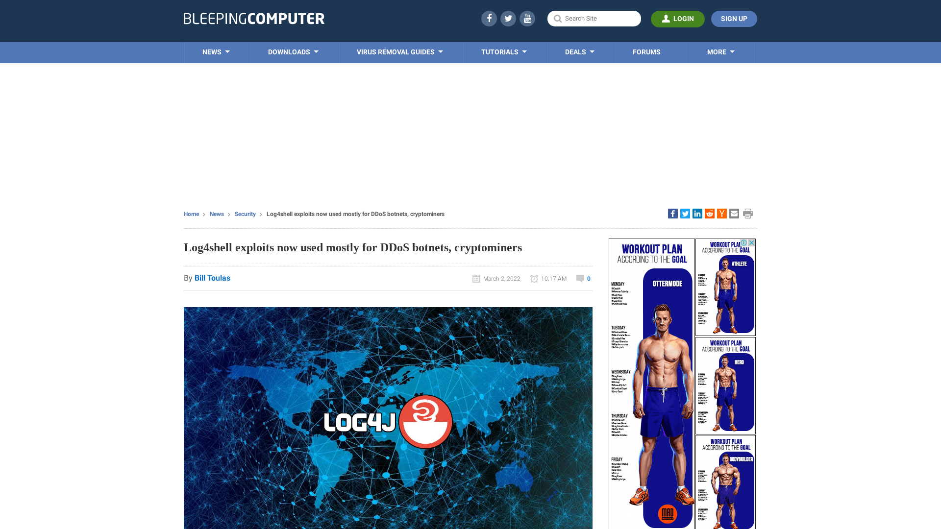 Log4shell exploits now used mostly for DDoS botnets, cryptominers