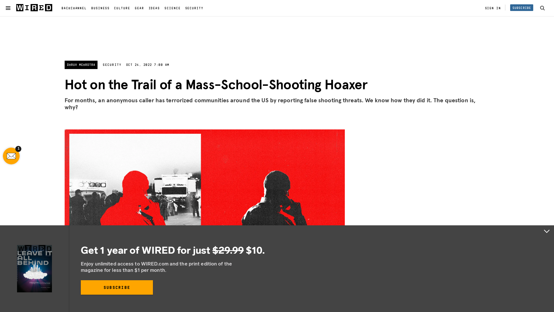 Hot on the Trail of a Mass-School-Shooting Hoaxer | WIRED