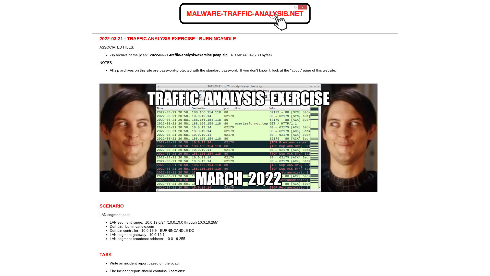 Malware-Traffic-Analysis.net - 2022-02-21 - Traffic analysis exercise - Burnincandle