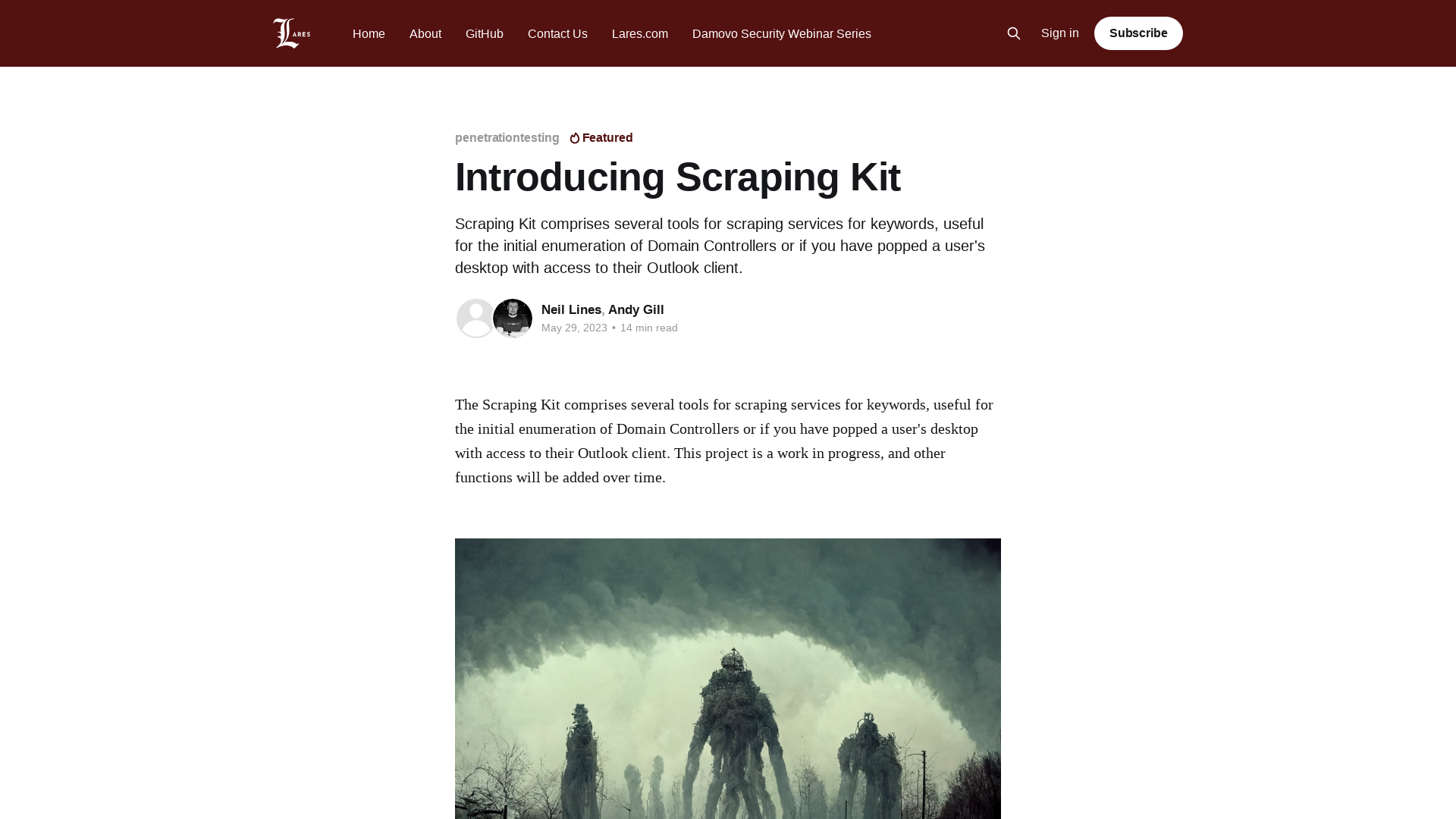 Introducing Scraping Kit