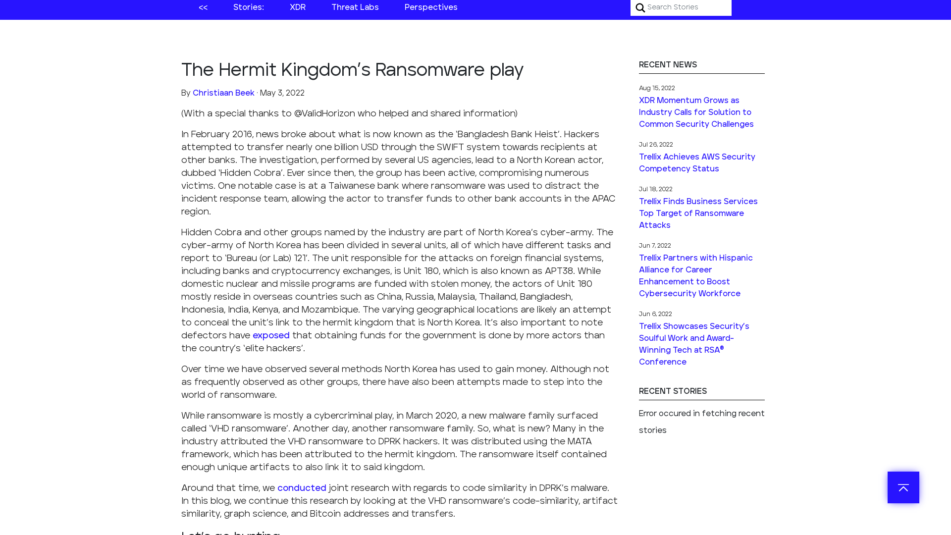 The Hermit Kingdom’s Ransomware Play
