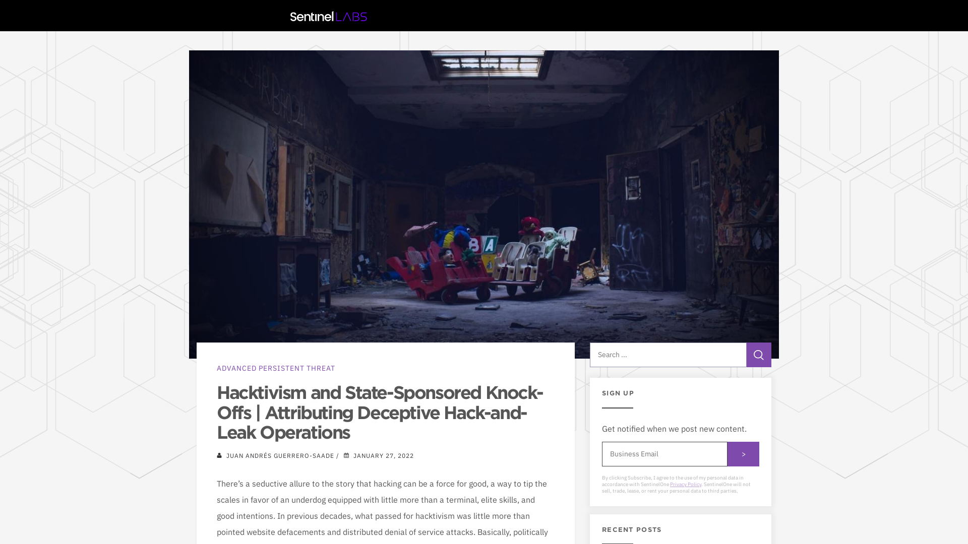 Hacktivism and State-Sponsored Knock-Offs | Attributing Deceptive Hack-and-Leak Operations - SentinelOne