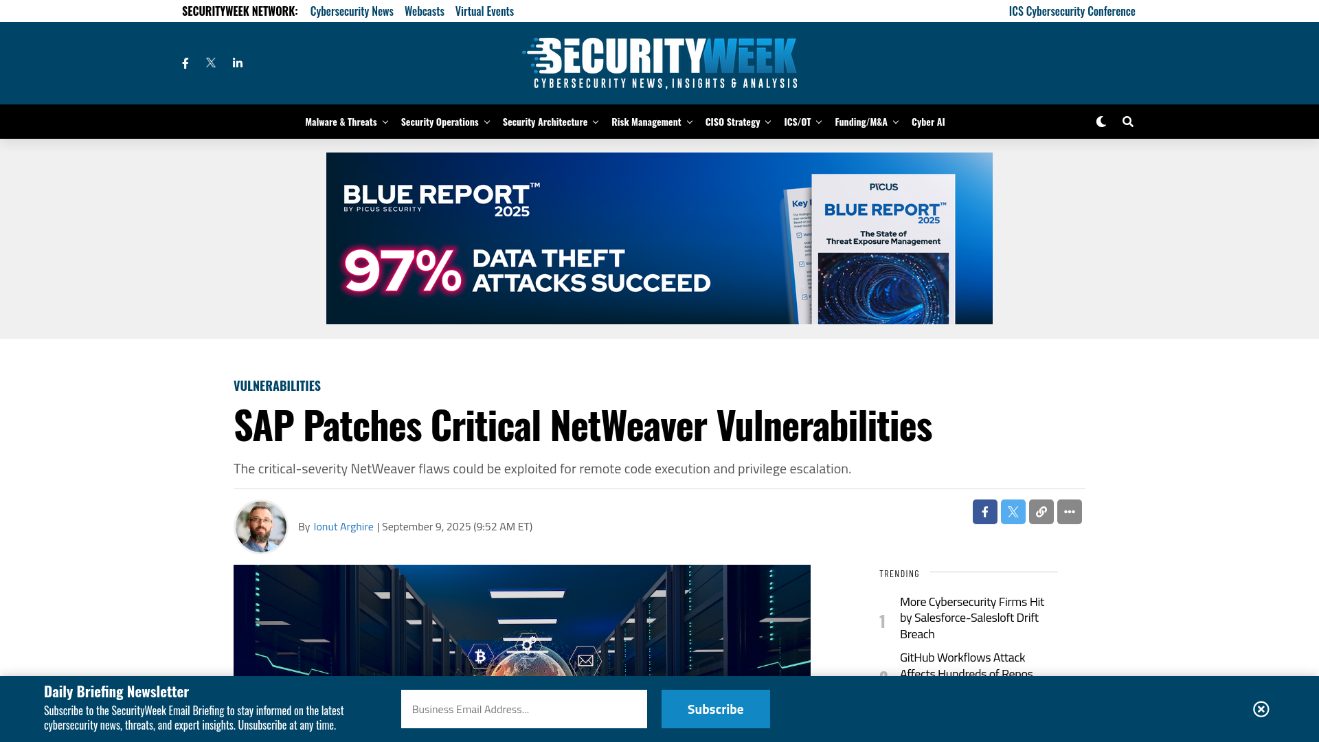 SAP Patches Critical NetWeaver Vulnerabilities - SecurityWeek