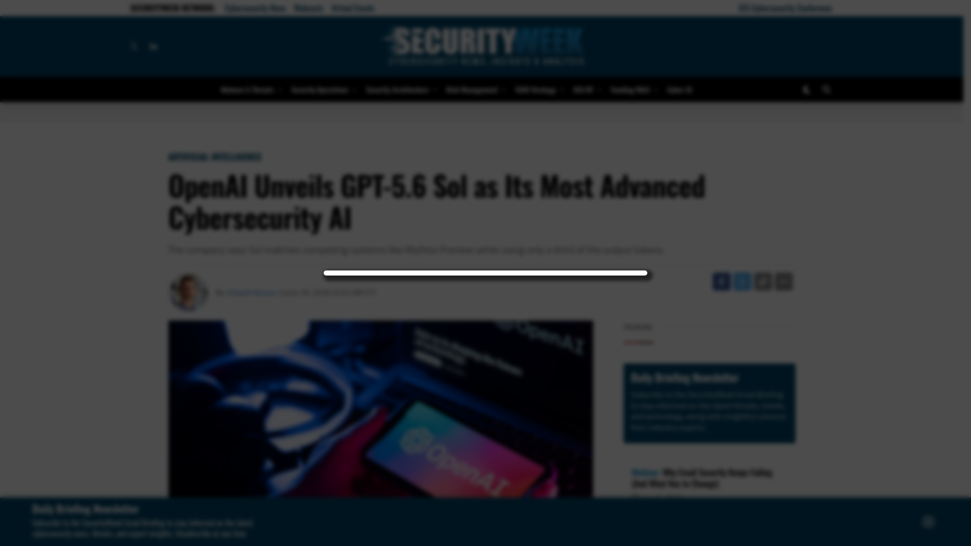 OpenAI Unveils GPT-5.6 Sol as Its Most Advanced Cybersecurity AI - SecurityWeek