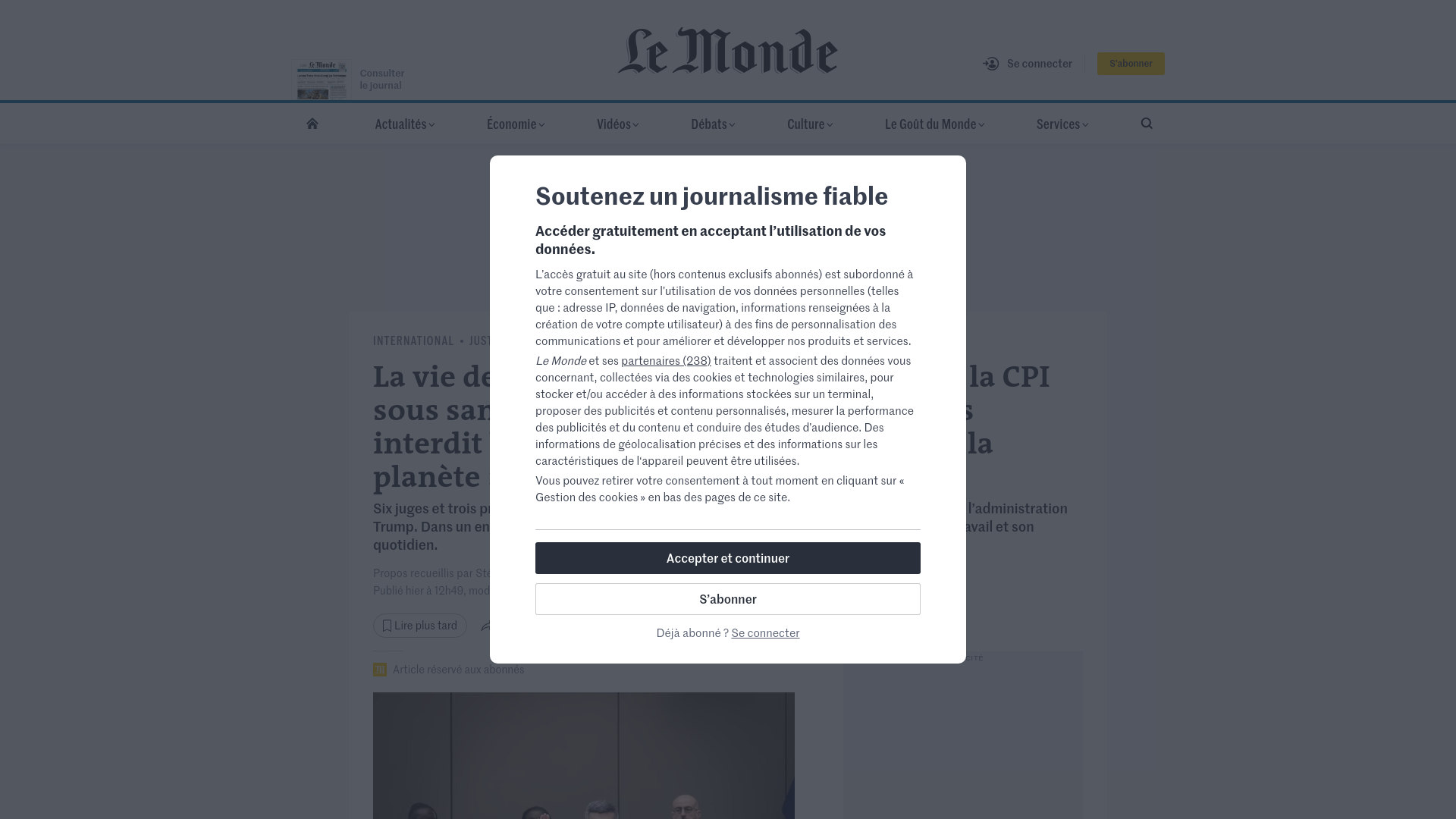 La vie de Nicolas Guillou, juge français de la CPI sous sanctions des Etats-Unis : « Vous êtes interdit bancaire sur une bonne partie de la planète »