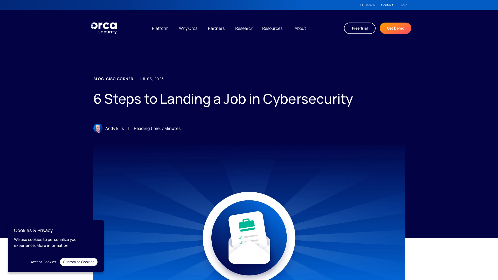 6 Steps to Landing a Job in Cybersecurity | Orca Security