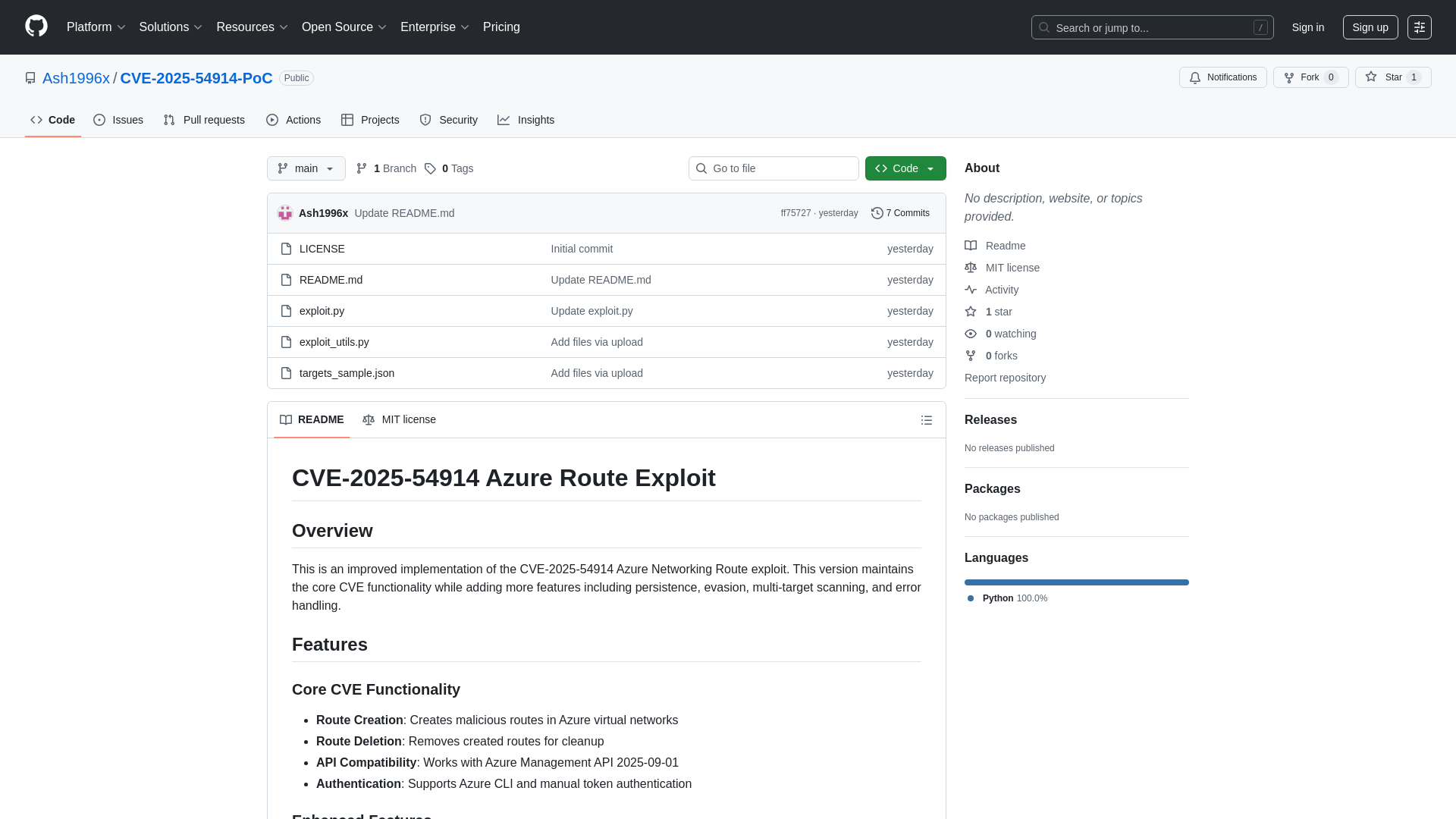 GitHub - Ash1996x/CVE-2025-54914-PoC