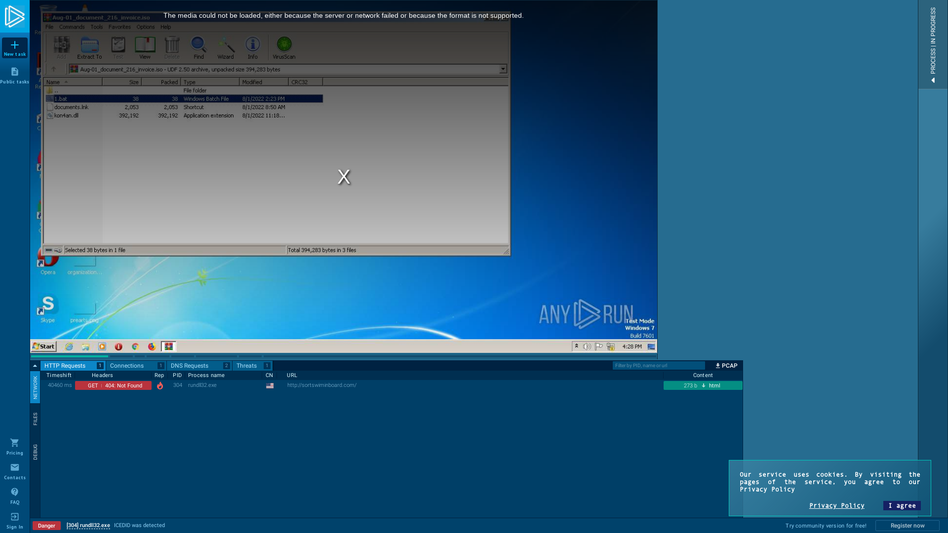 Aug-01_document_216_invoice.iso (MD5: EC615F811768887D52D3B3BE15833A4F) - Interactive analysis - ANY.RUN