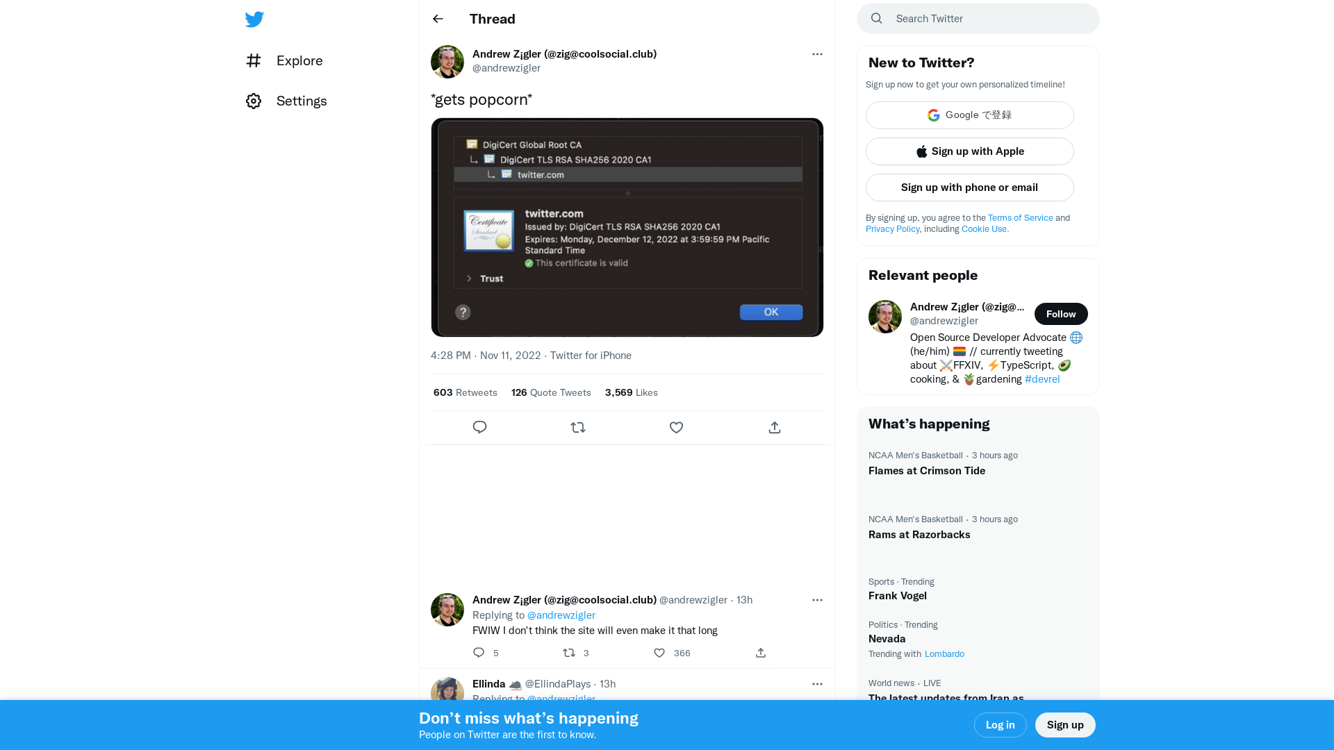 Andrew Z¡gler (@zig@coolsocial.club) on Twitter: "*gets popcorn* https://t.co/h6hWQbbtzZ" / Twitter