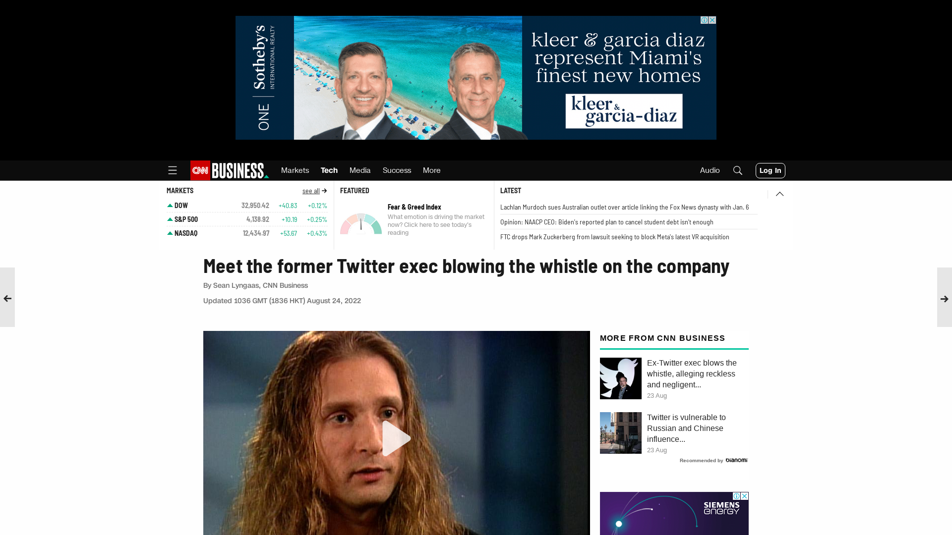 Peiter Zatko: Meet the former Twitter exec blowing the whistle on the company - CNN