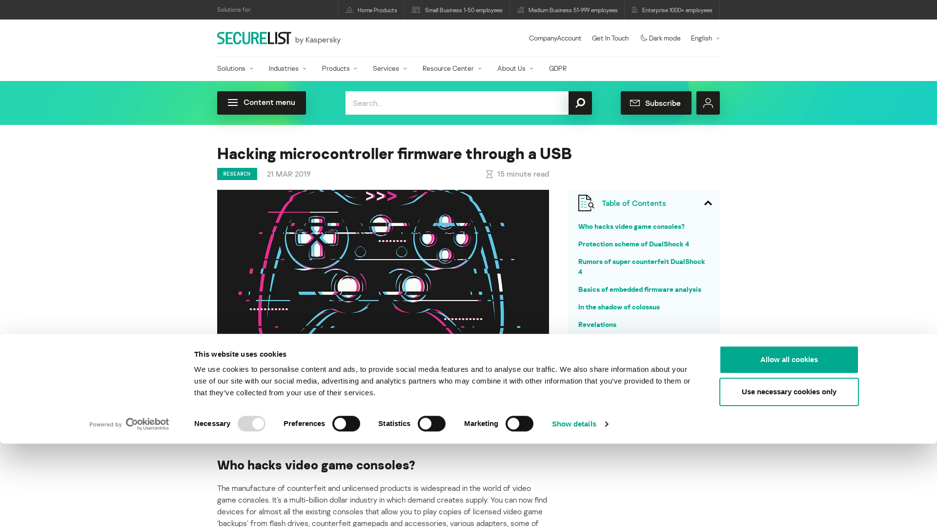 Hacking microcontroller firmware through a USB | Securelist