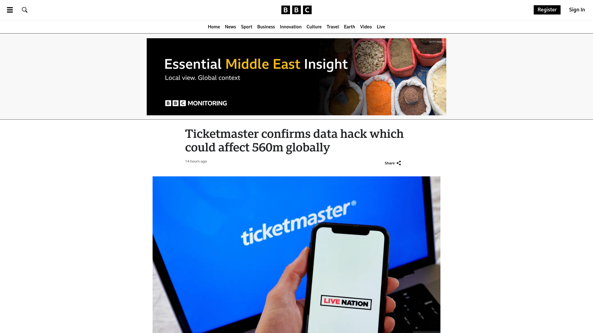 Ticketmaster confirms data hack