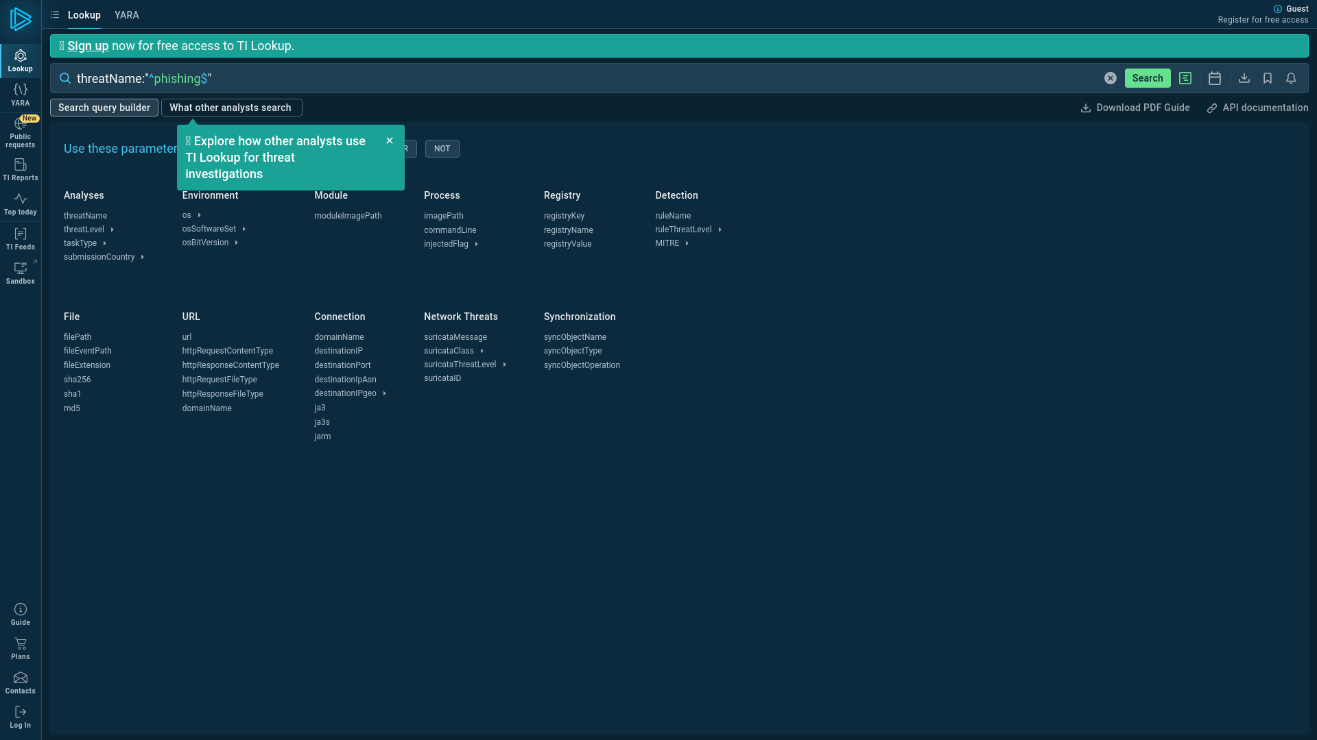 Threat Intelligence - ANY.RUN