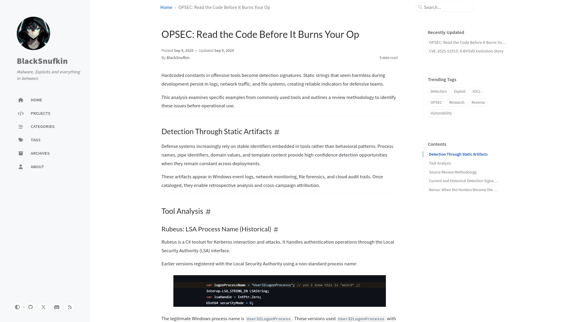 OPSEC: Read the Code Before It Burns Your Op | BlackSnufkin