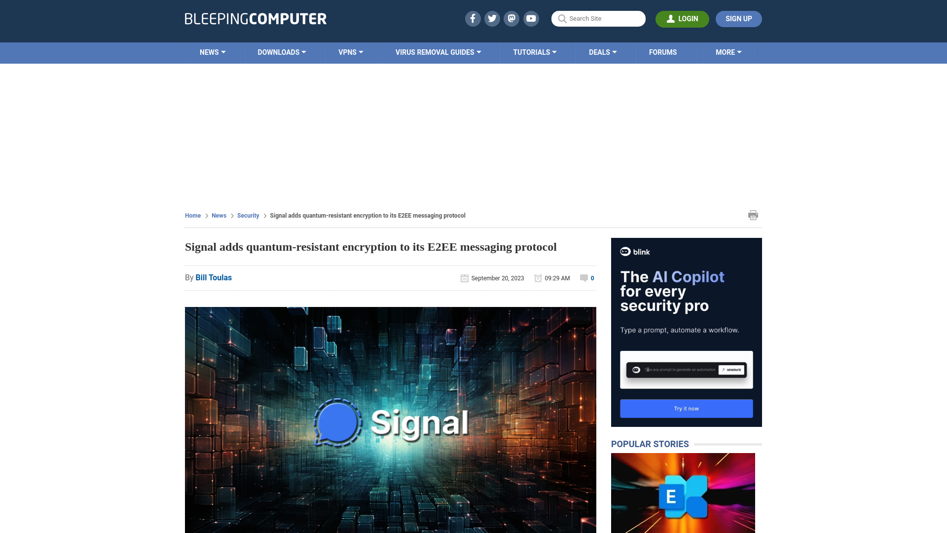 Signal adds quantum-resistant encryption to its E2EE messaging protocol