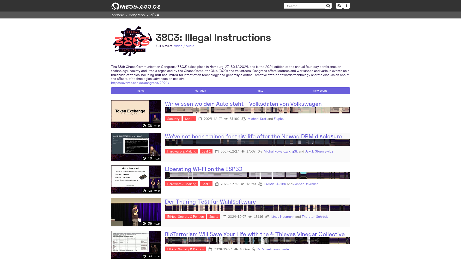 38C3: Illegal Instructions - media.ccc.de