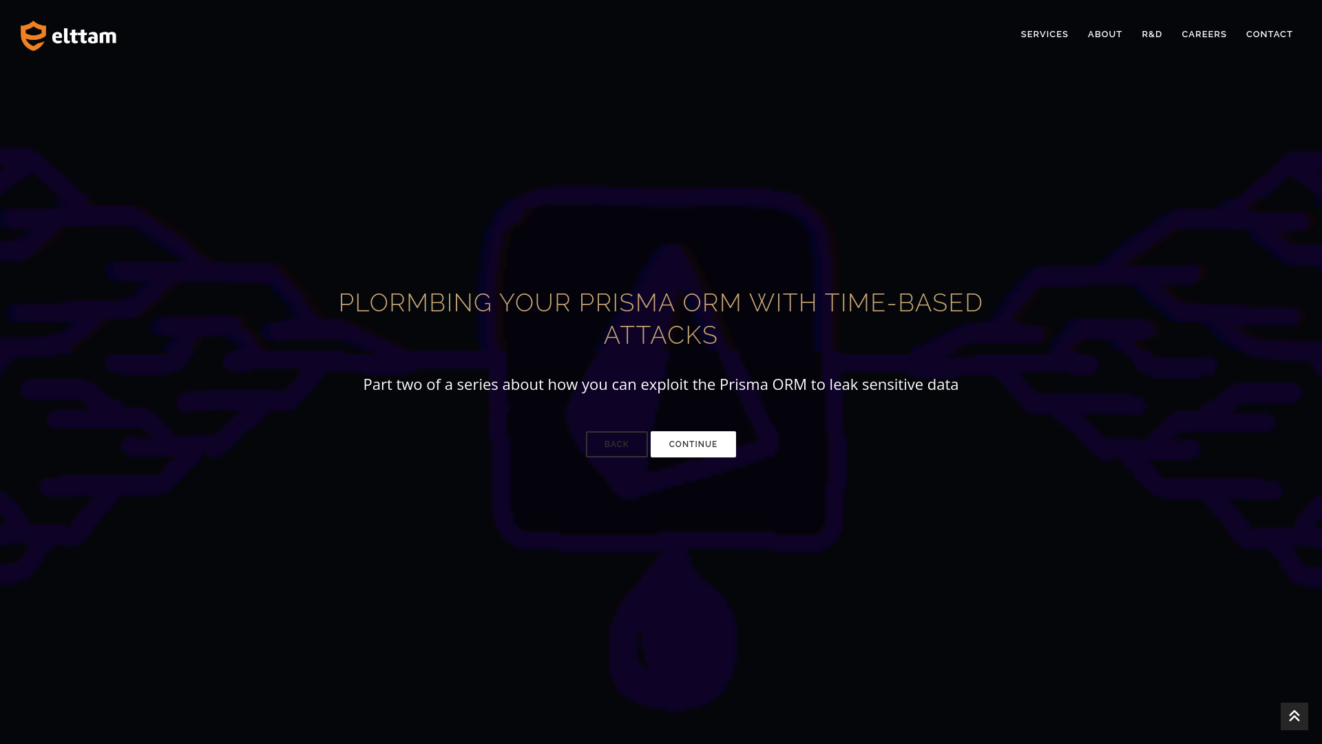 plORMbing your Prisma ORM with Time-based Attacks