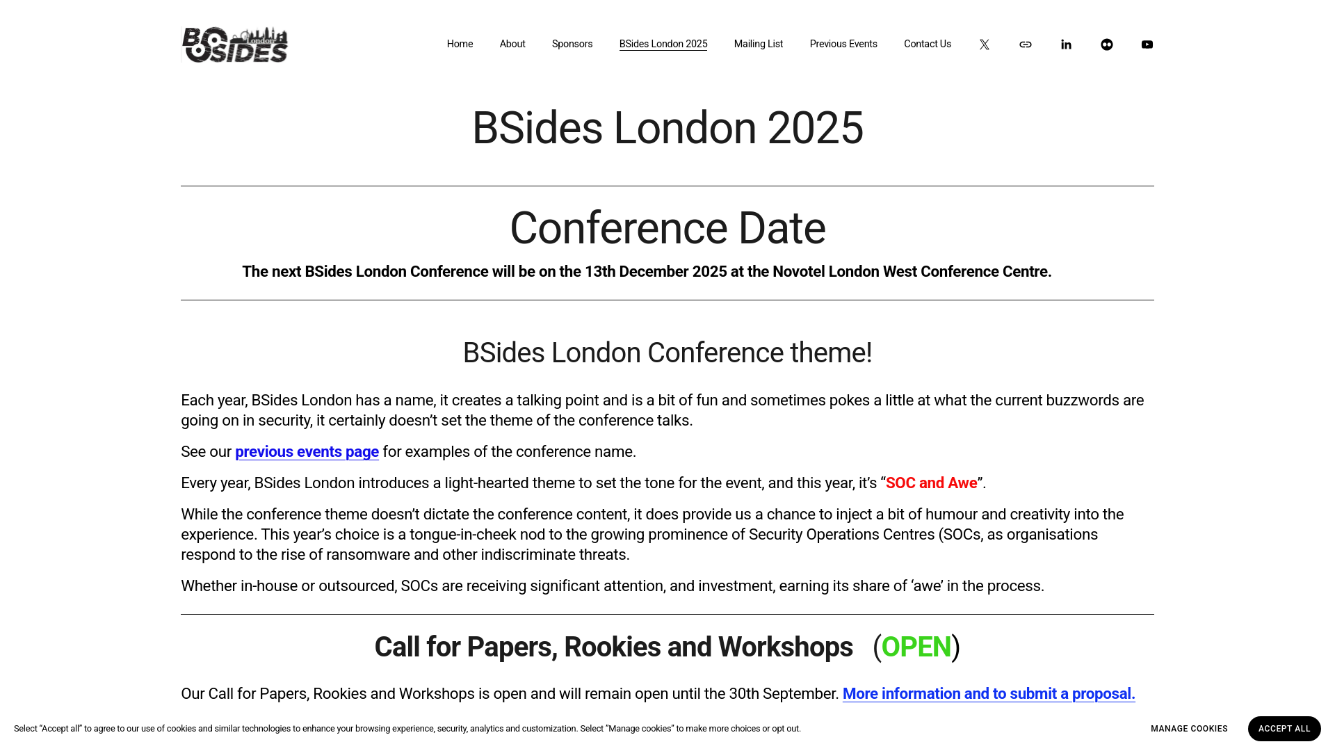 Event Information - BSides London
