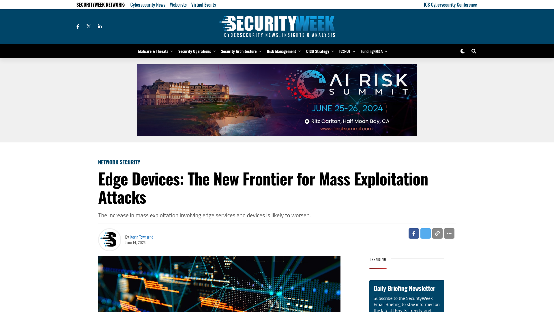 Edge Devices: The New Frontier for Mass Exploitation Attacks - SecurityWeek