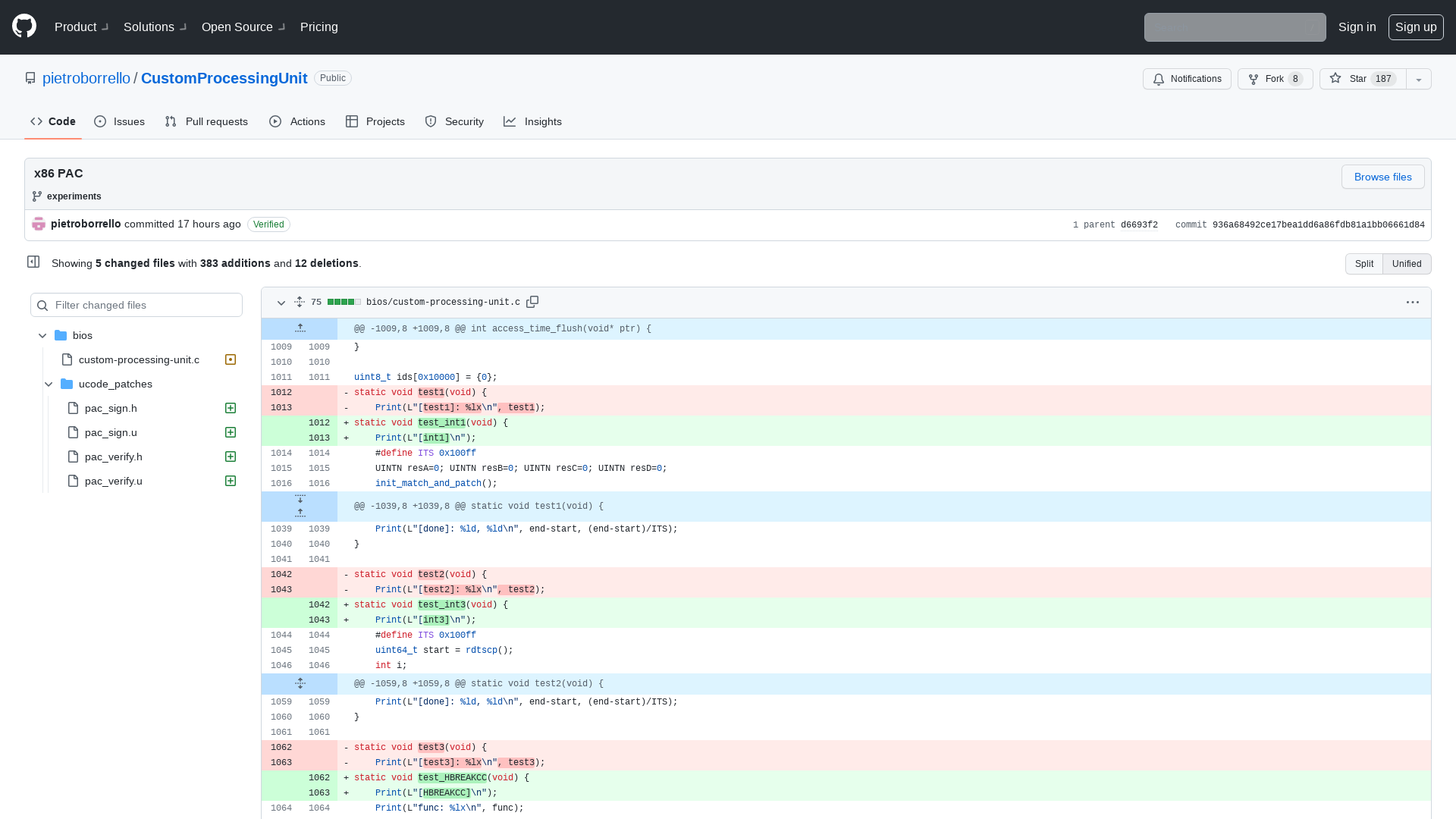 x86 PAC · pietroborrello/CustomProcessingUnit@936a684 · GitHub