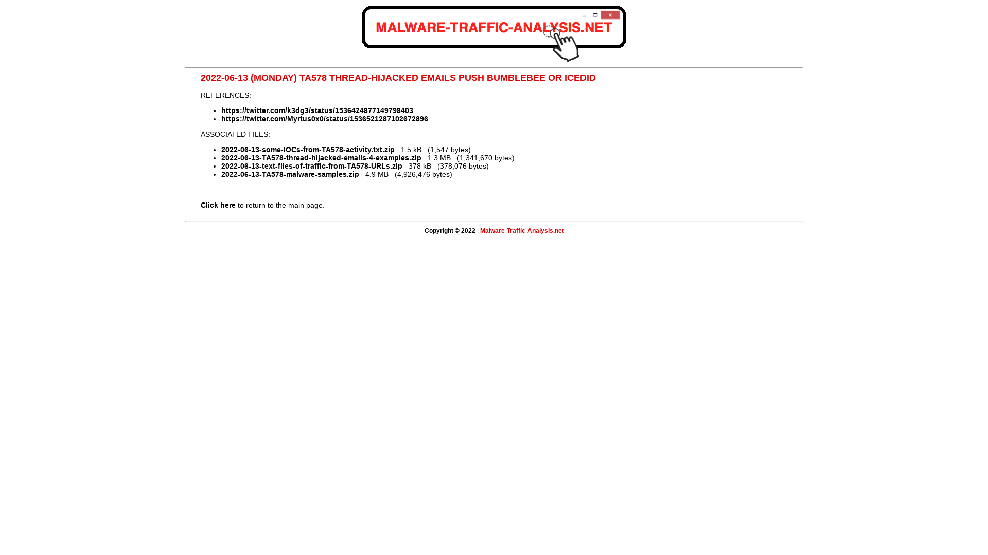 Malware-Traffic-Analysis.net - 2022-06-13 (Monday) - Quick post: TA578 thread-hijacked emails push Bumblebee or IcedID