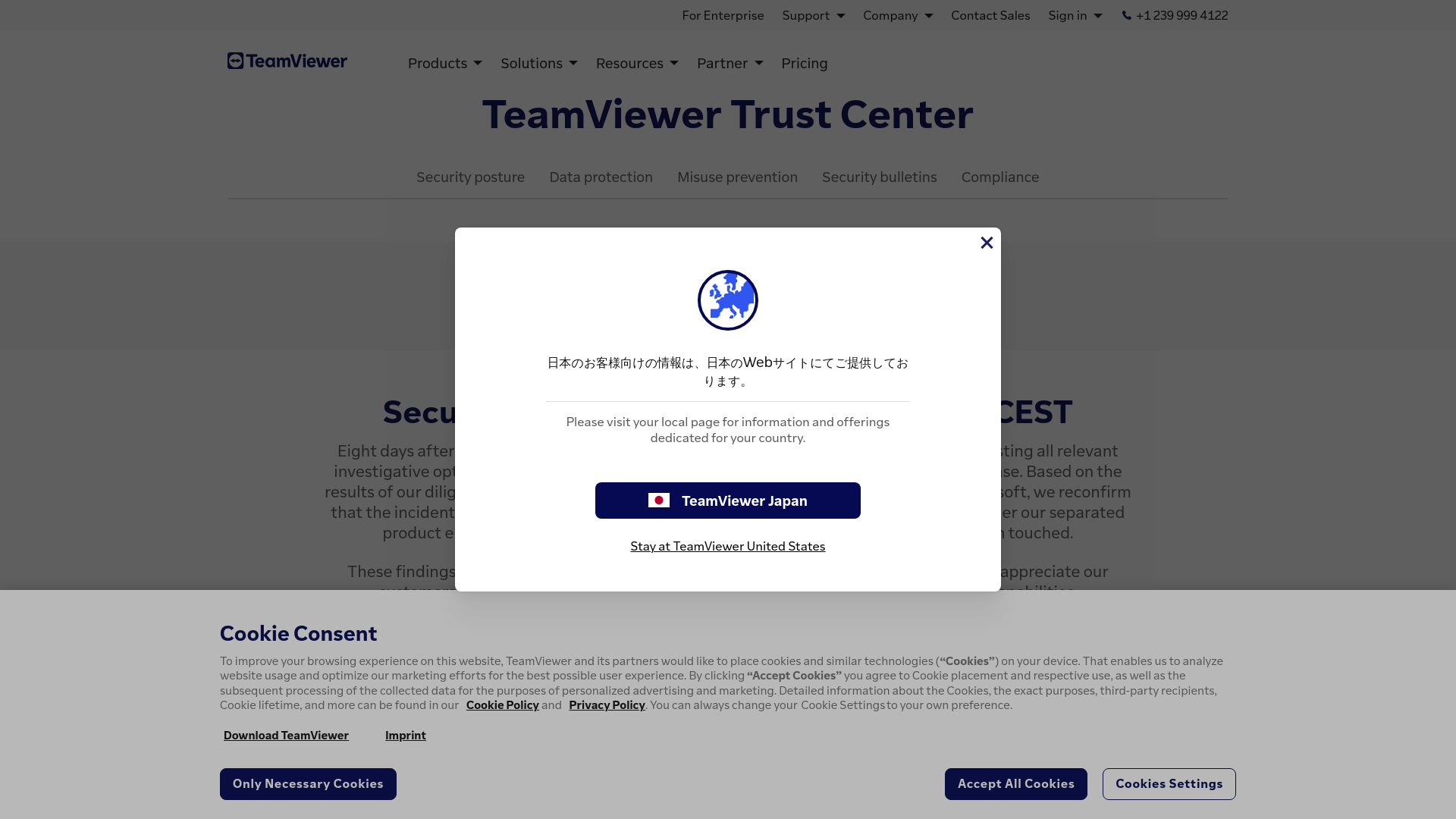 Statement | Trust Center | TeamViewer