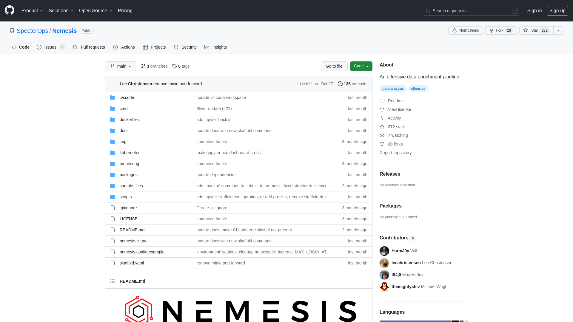 GitHub - SpecterOps/Nemesis: An offensive data enrichment pipeline