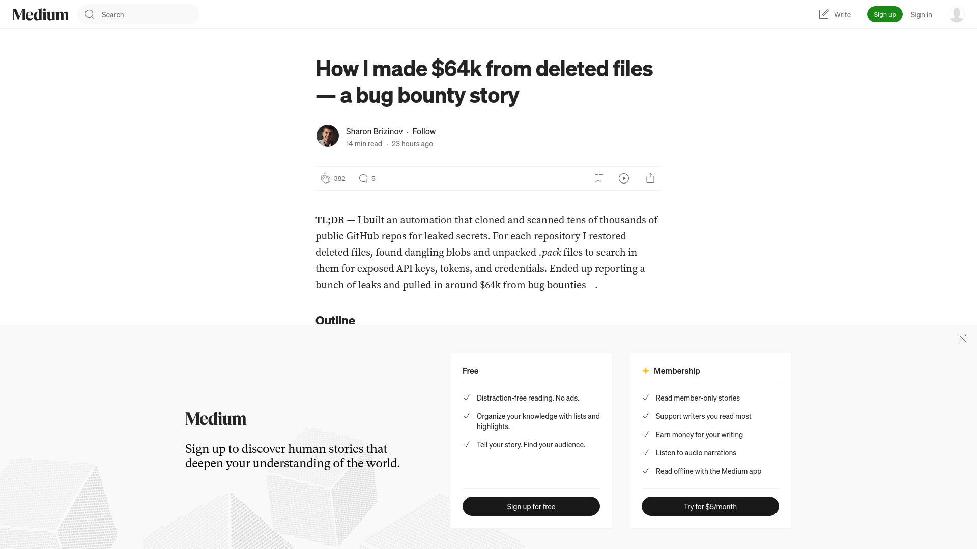 How I made $64k from deleted files — a bug bounty story | by Sharon Brizinov | Apr, 2025 | Medium