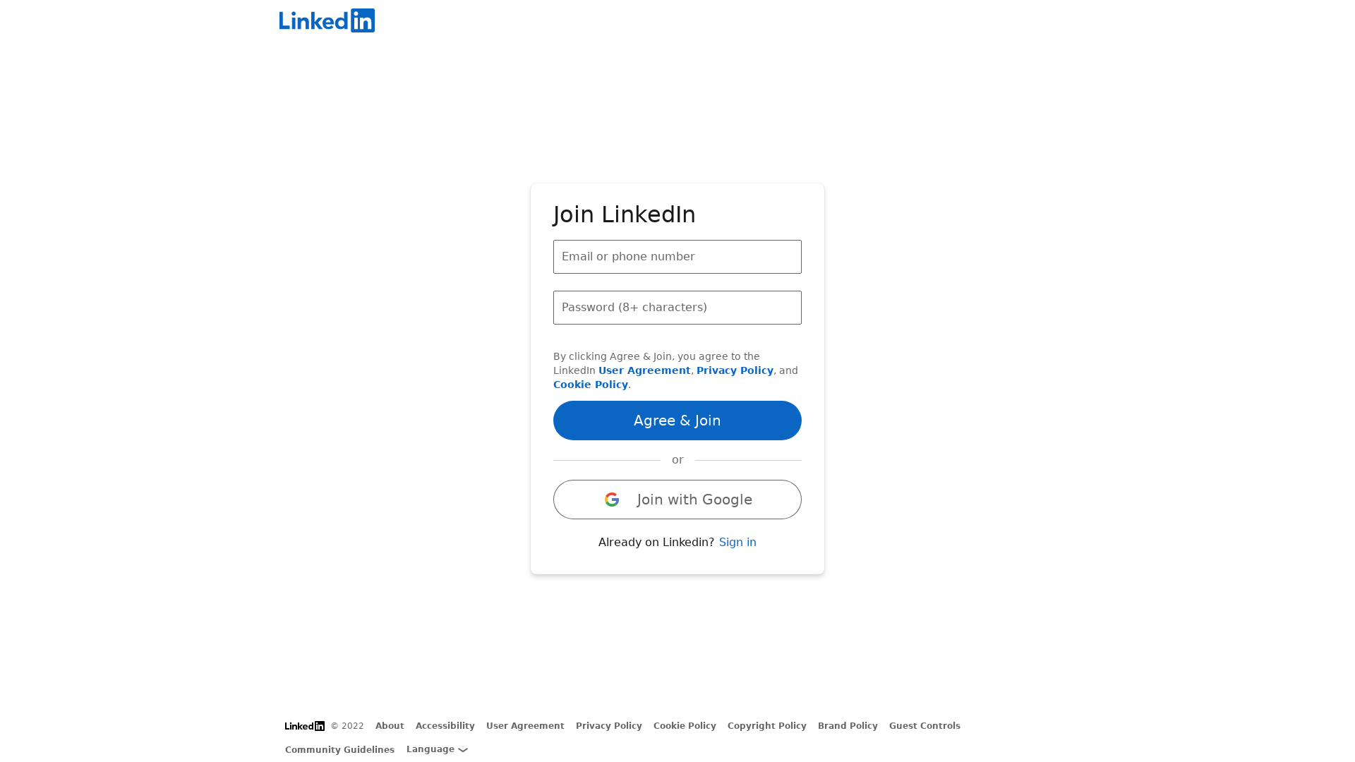 Sign In | LinkedIn