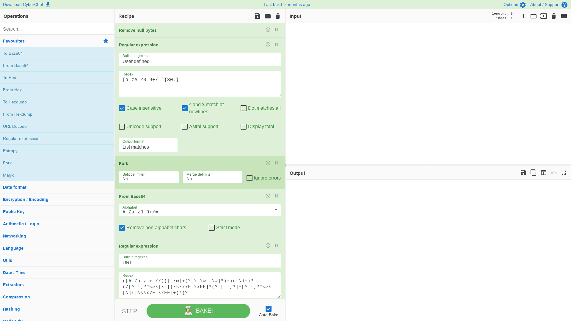 Remove null bytes, 4 more - CyberChef