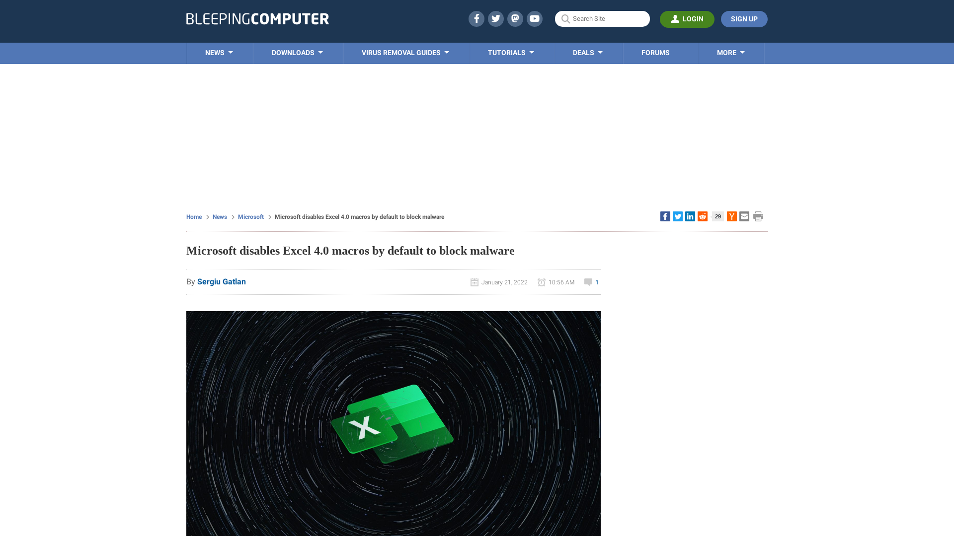Microsoft disables Excel 4.0 macros by default to block malware