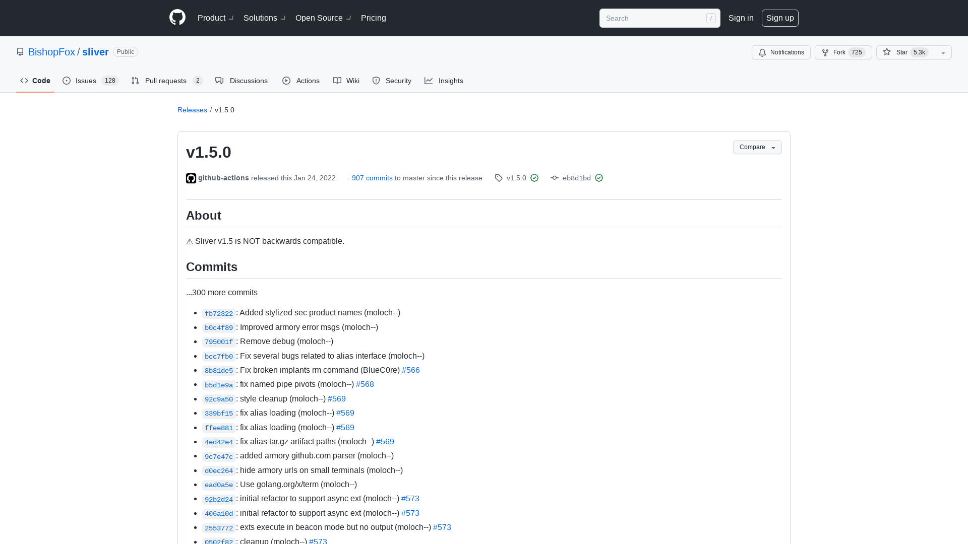 Release v1.5.0 · BishopFox/sliver · GitHub