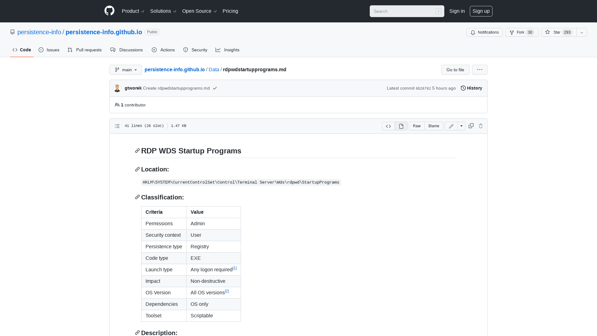 persistence-info.github.io/rdpwdstartupprograms.md at main · persistence-info/persistence-info.github.io · GitHub