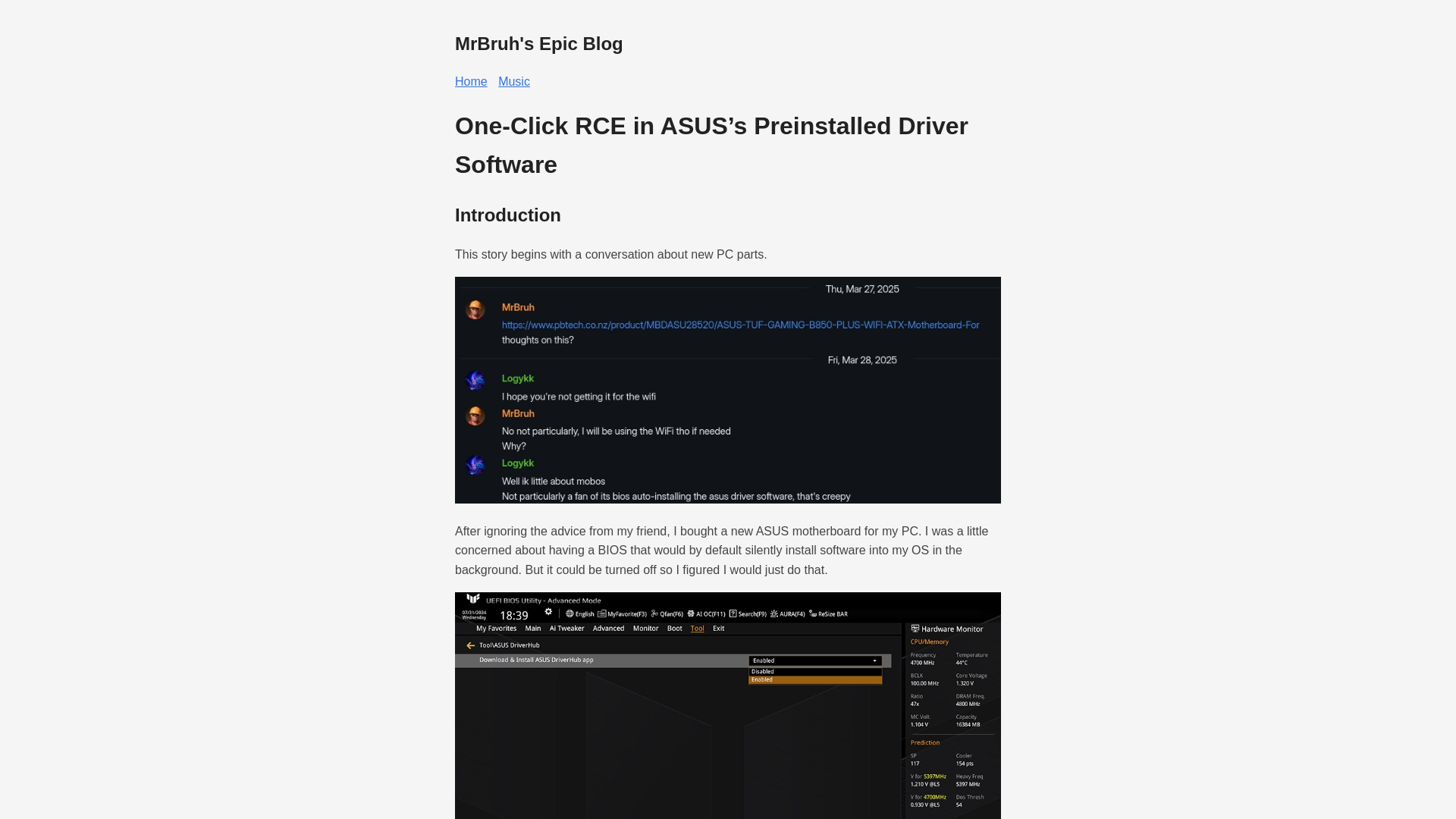 MrBruh's Epic Blog