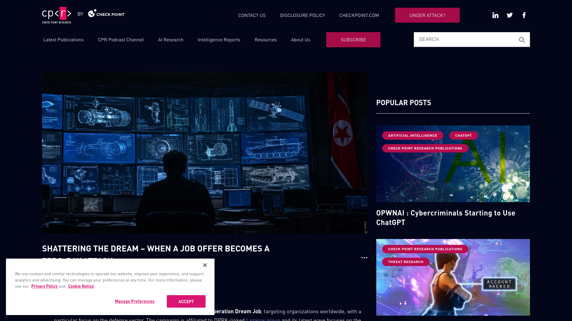 Shattering the Dream - When a Job Offer Becomes a Zero-Day Attack - Check Point Research